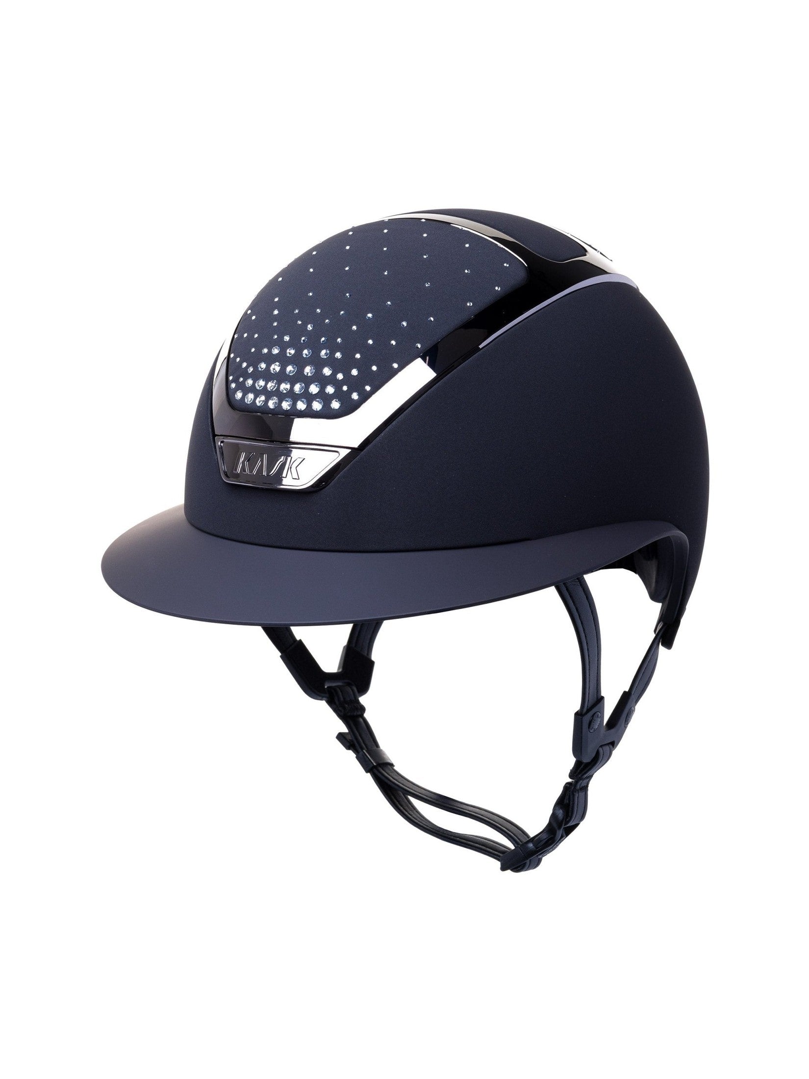 KASK STAR LADY CHROME KASK JEŹDZIECKI ANIMA SWARO PASSAGE CRYSTAL CZARNY - KASK Equishop