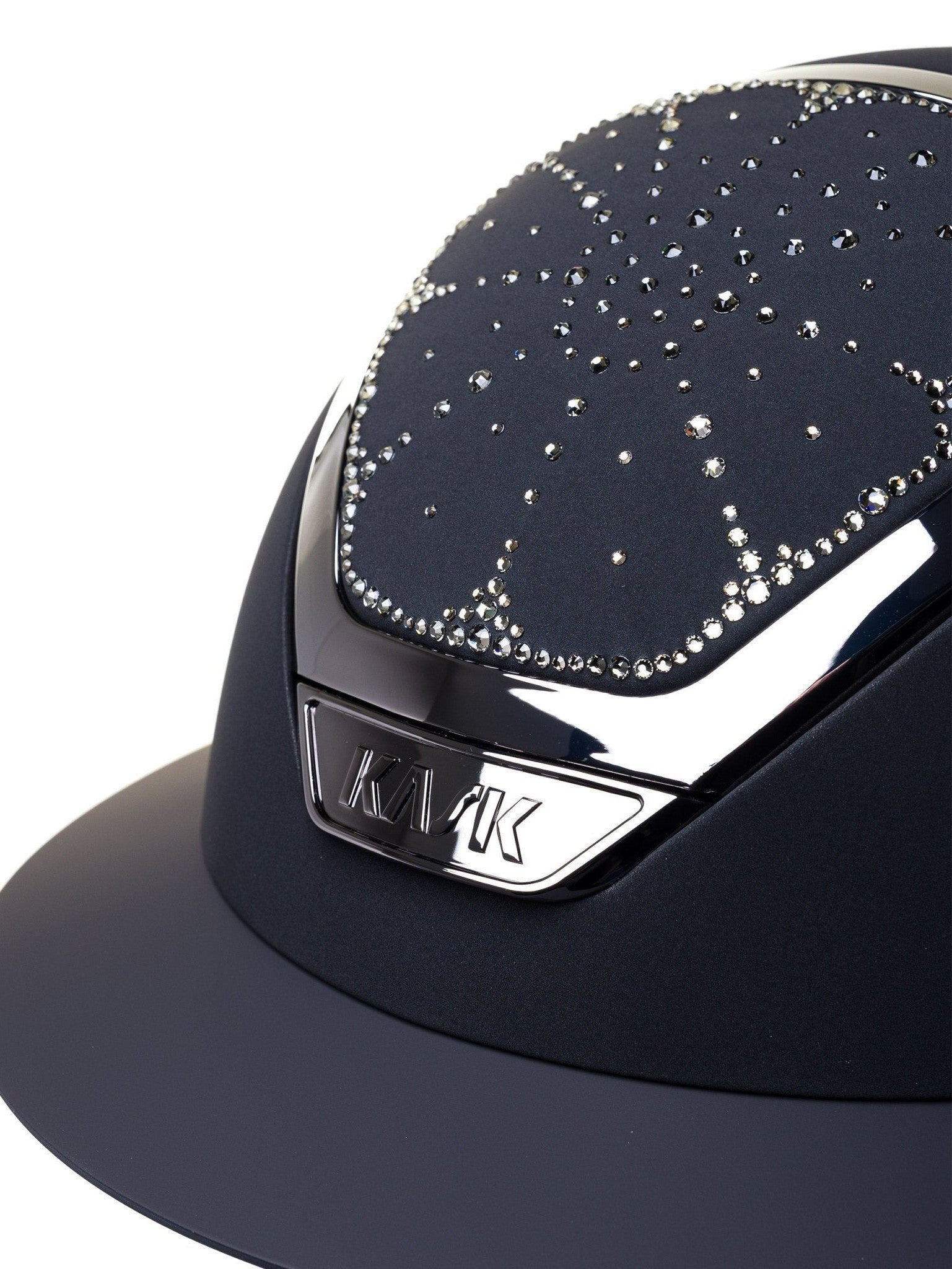 KASK STAR LADY CHROME KASK JEŹDZIECKI ANIMA SWARO RIVIERA CRYSTAL CZARNY - KASK Equishop