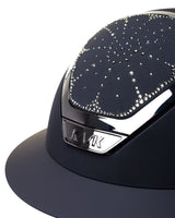 KASK STAR LADY CHROME KASK JEŹDZIECKI ANIMA SWARO RIVIERA CRYSTAL CZARNY - KASK Equishop