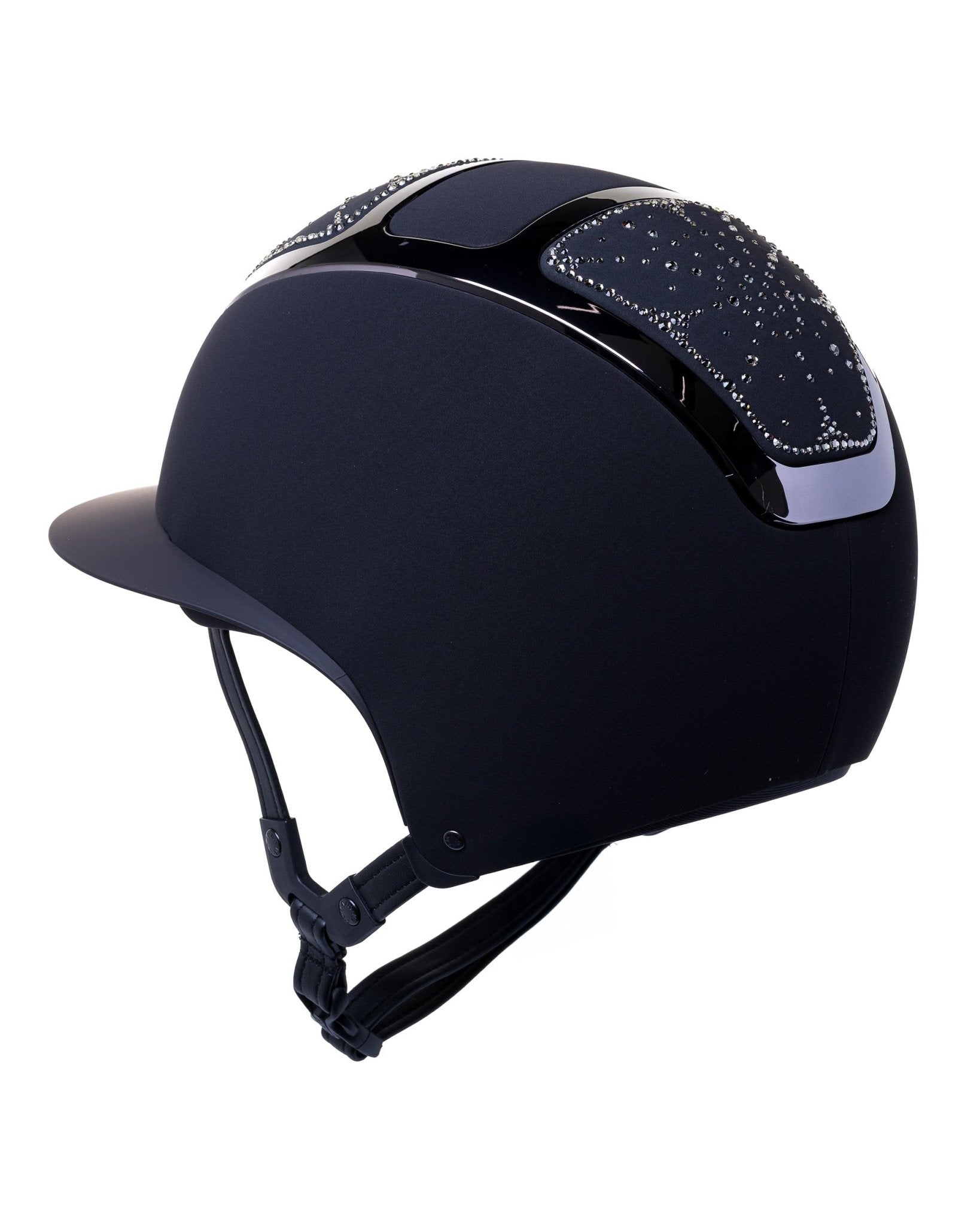 KASK STAR LADY CHROME KASK JEŹDZIECKI ANIMA SWARO RIVIERA CRYSTAL CZARNY - KASK Equishop