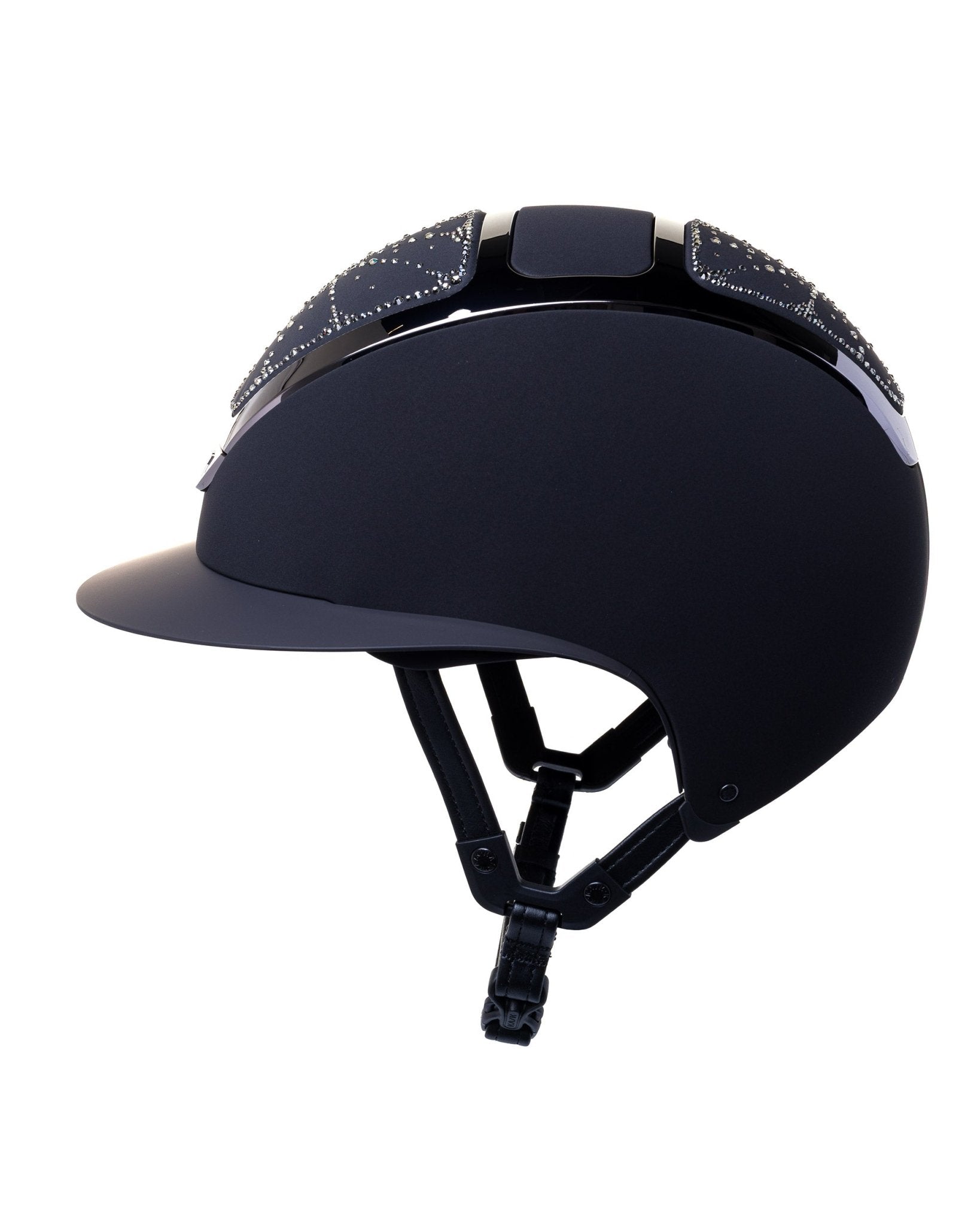 KASK STAR LADY CHROME KASK JEŹDZIECKI ANIMA SWARO RIVIERA CRYSTAL CZARNY - KASK Equishop