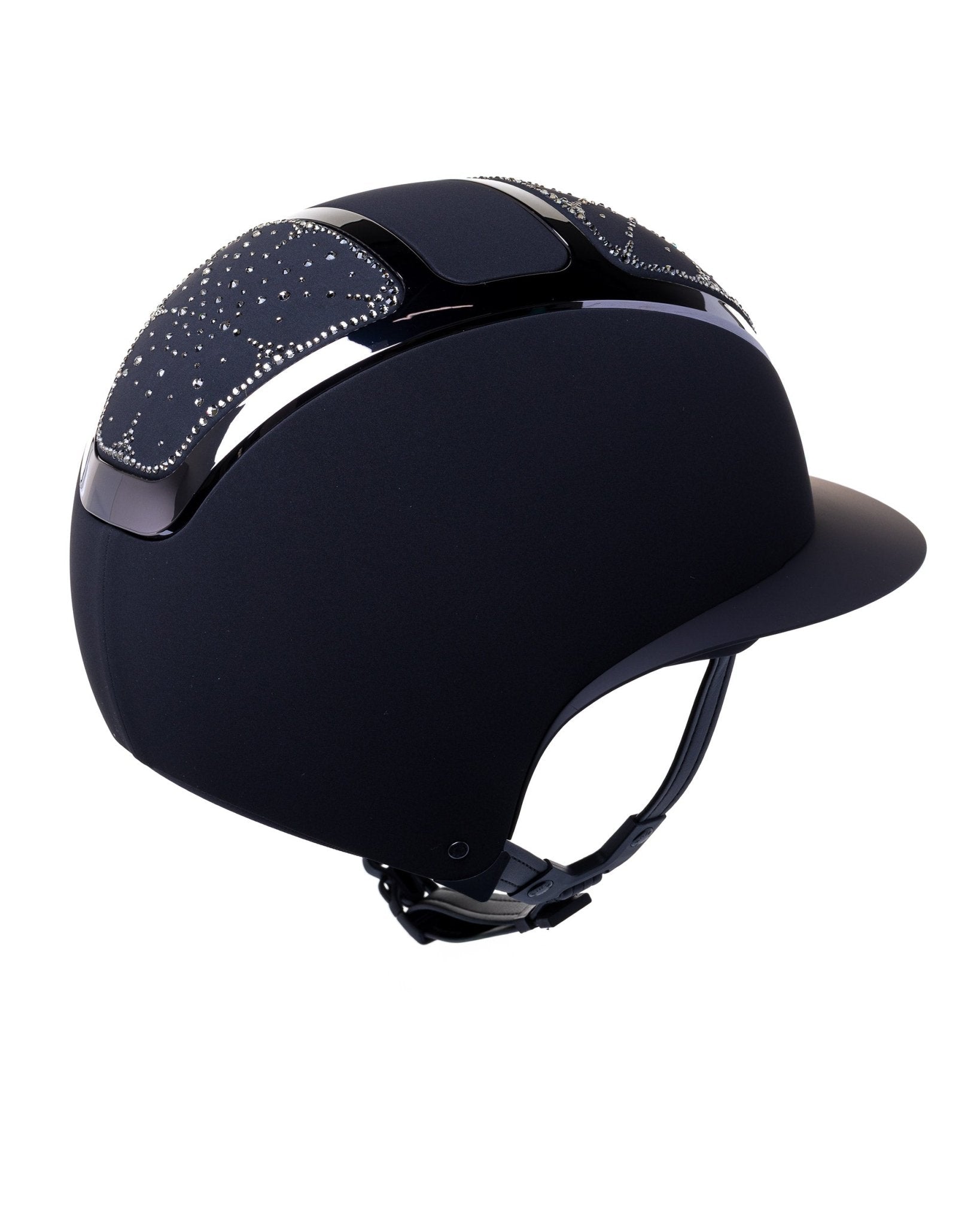 KASK STAR LADY CHROME KASK JEŹDZIECKI ANIMA SWARO RIVIERA CRYSTAL CZARNY - KASK Equishop
