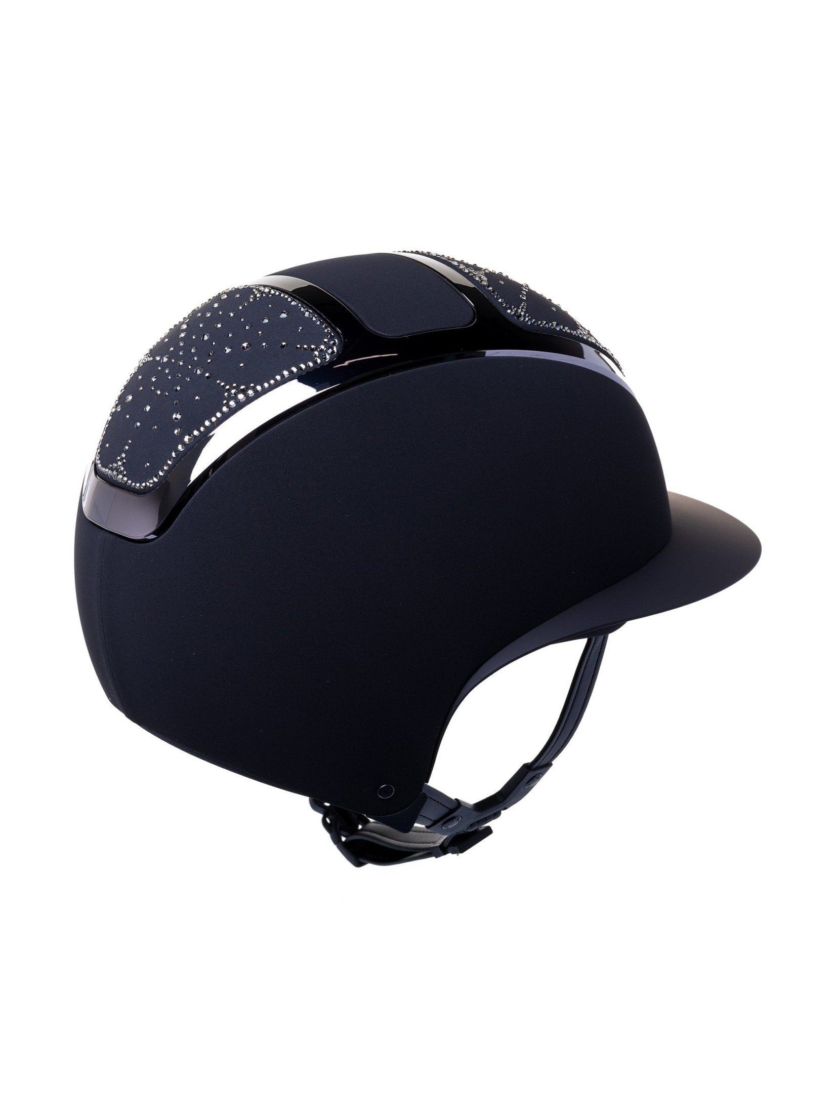 KASK STAR LADY CHROME KASK JEŹDZIECKI ANIMA SWARO RIVIERA CRYSTAL CZARNY - KASK Equishop