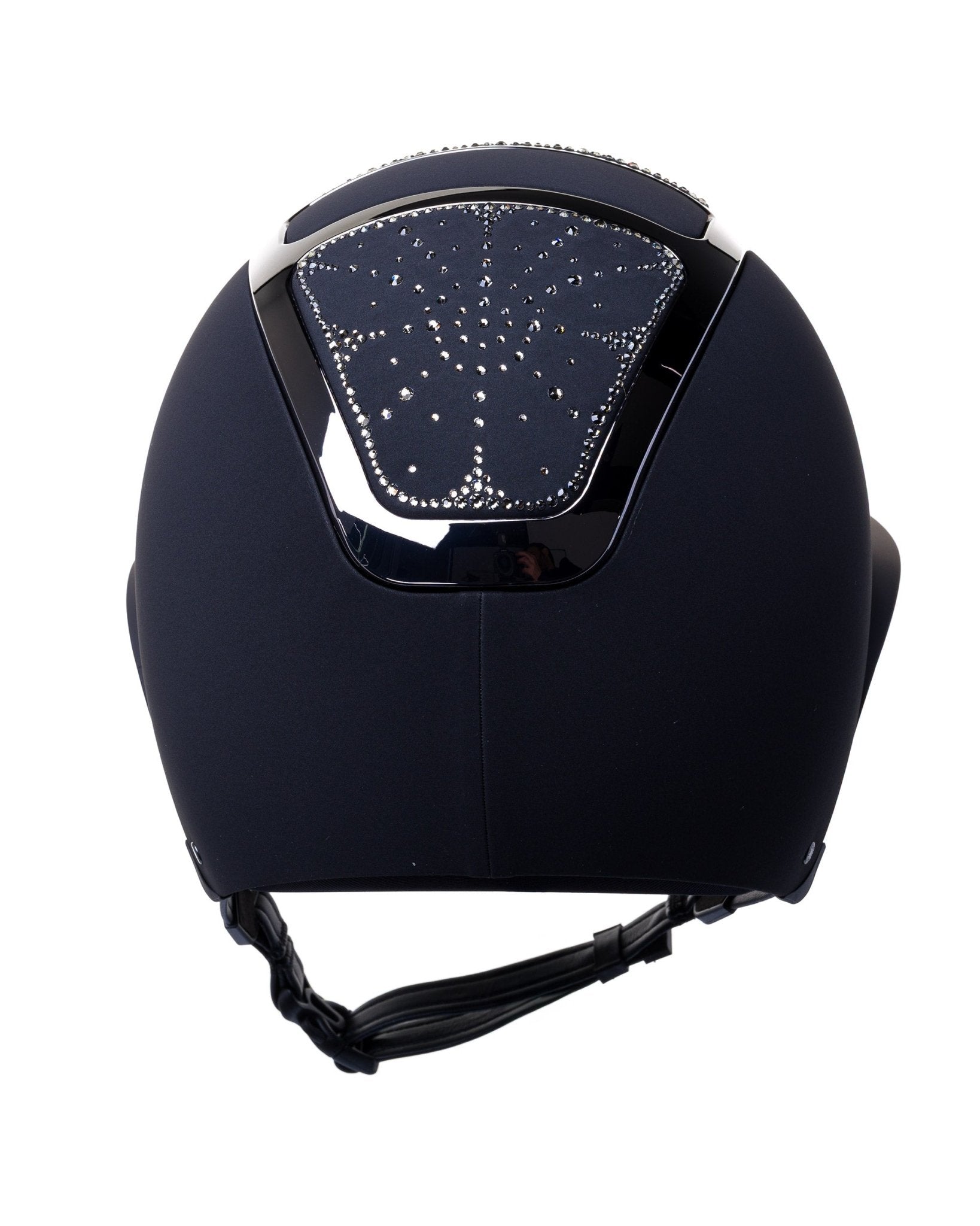 KASK STAR LADY CHROME KASK JEŹDZIECKI ANIMA SWARO RIVIERA CRYSTAL CZARNY - KASK Equishop