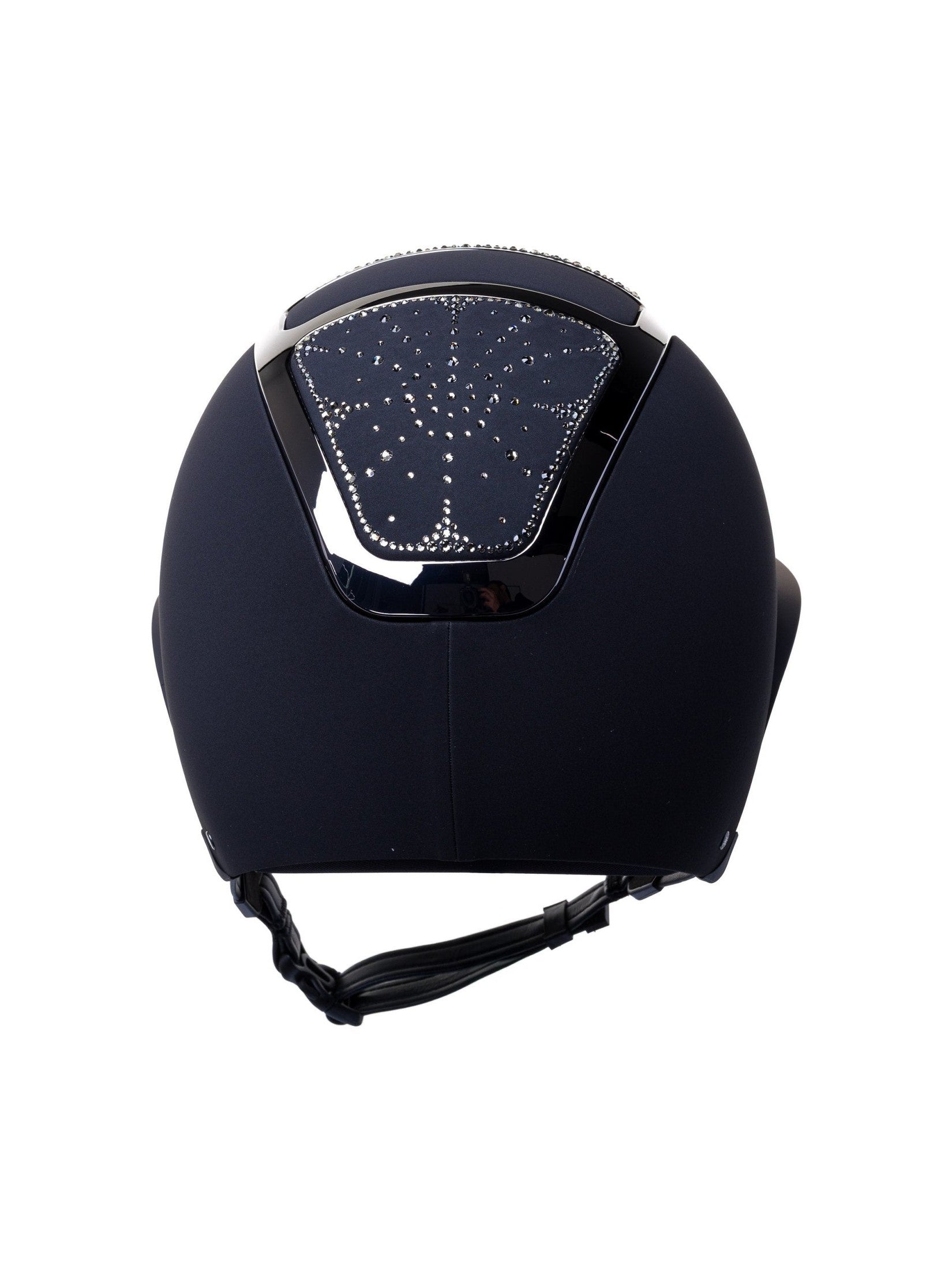 KASK STAR LADY CHROME KASK JEŹDZIECKI ANIMA SWARO RIVIERA CRYSTAL CZARNY - KASK Equishop