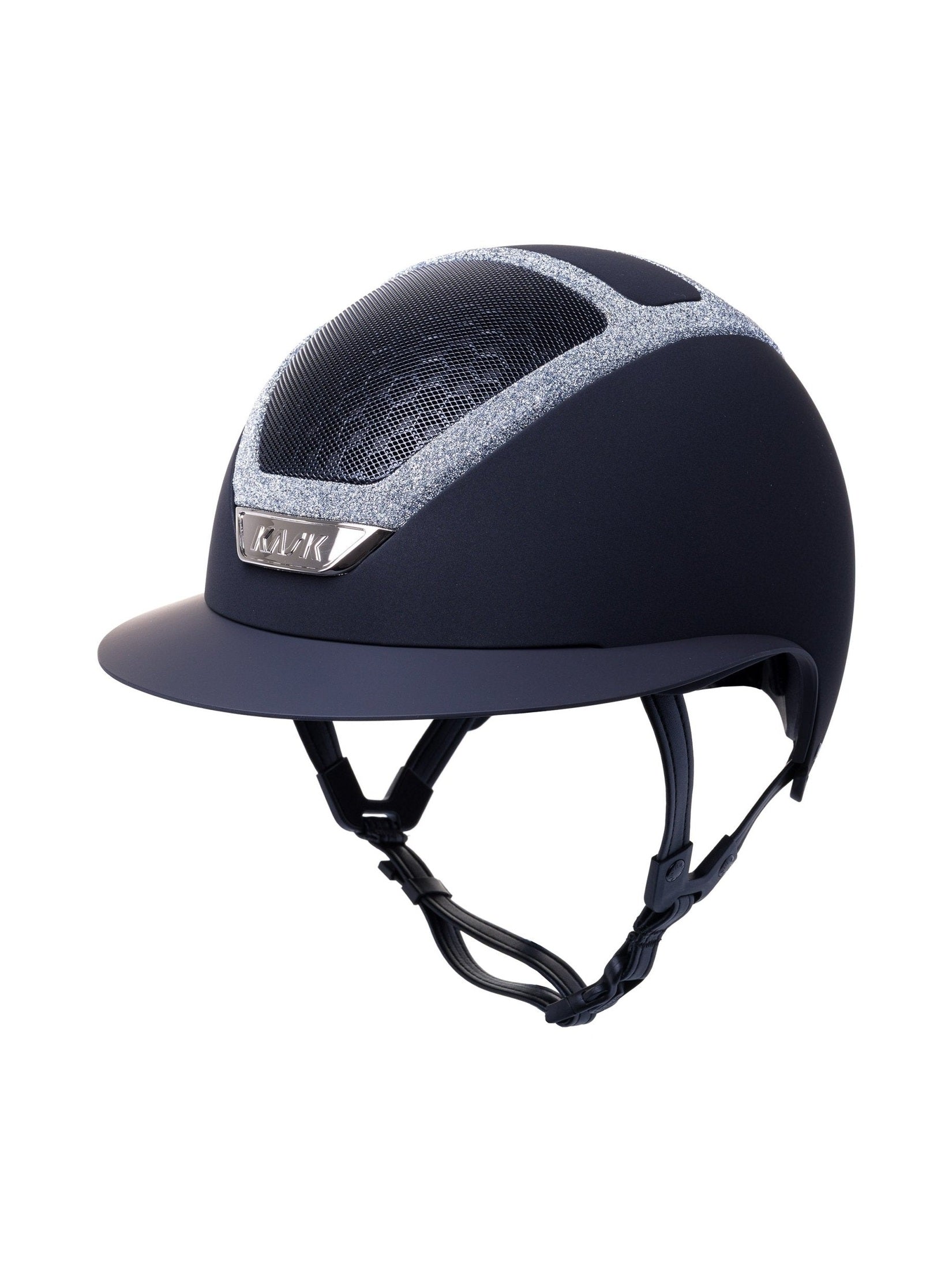 KASK STAR LADY CHROME KASK JEŹDZIECKI SWARO FRAME SILVER CZARNY - KASK Equishop
