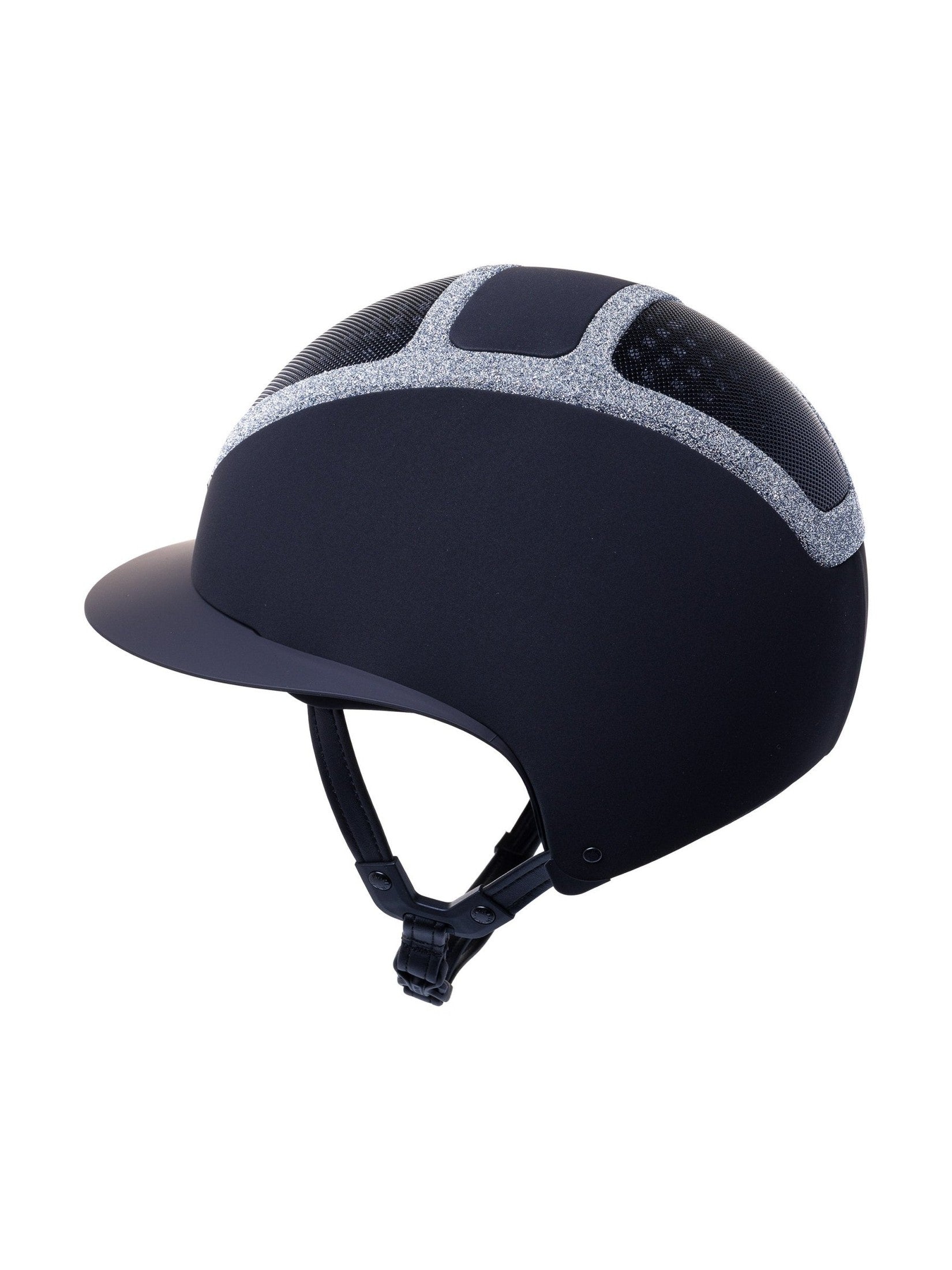 KASK STAR LADY CHROME KASK JEŹDZIECKI SWARO FRAME SILVER CZARNY - KASK Equishop