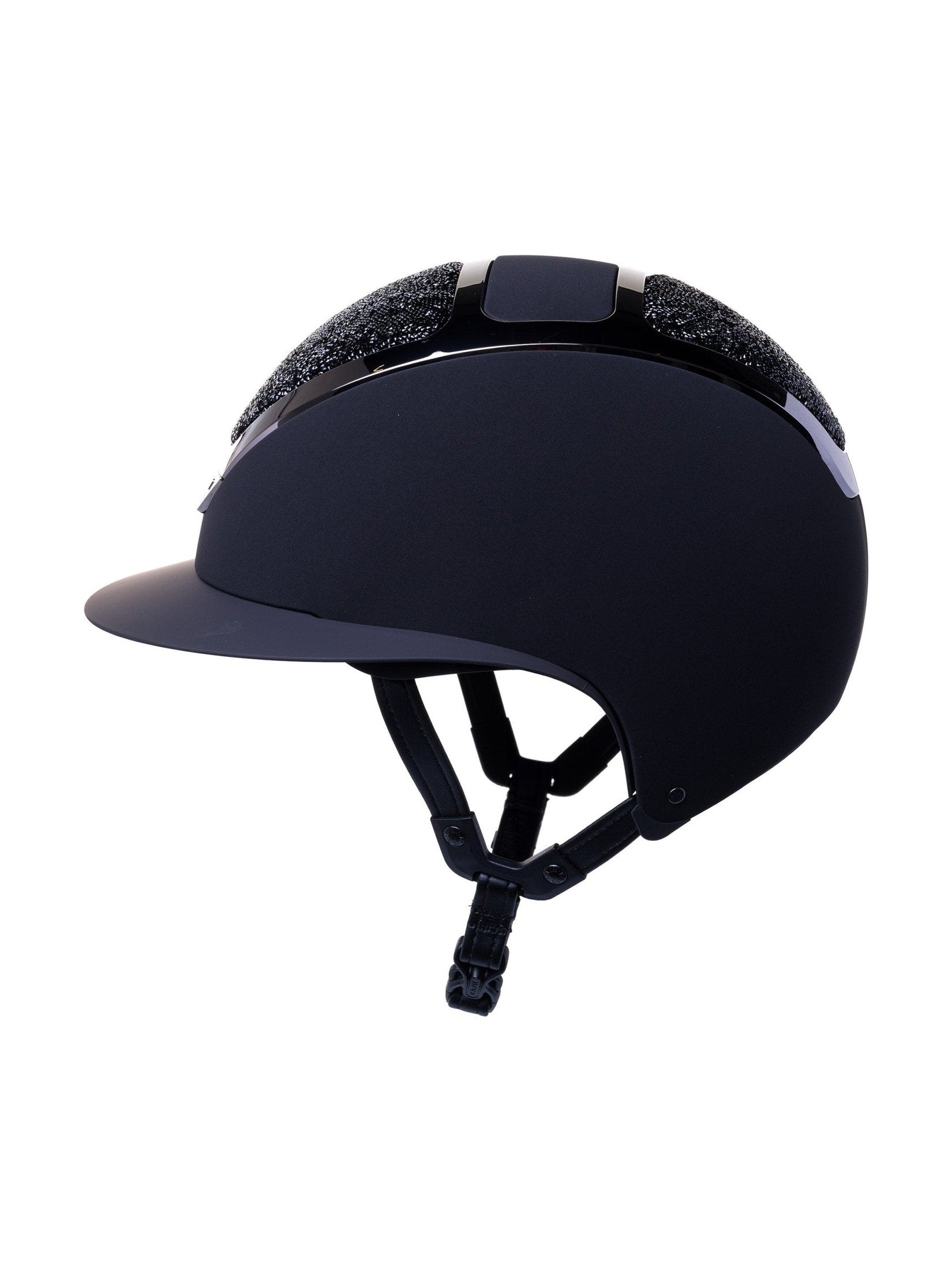 KASK STAR LADY CHROME KASK JEŹDZIECKI SWARO MIDNIGHT CZARNY - KASK Equishop