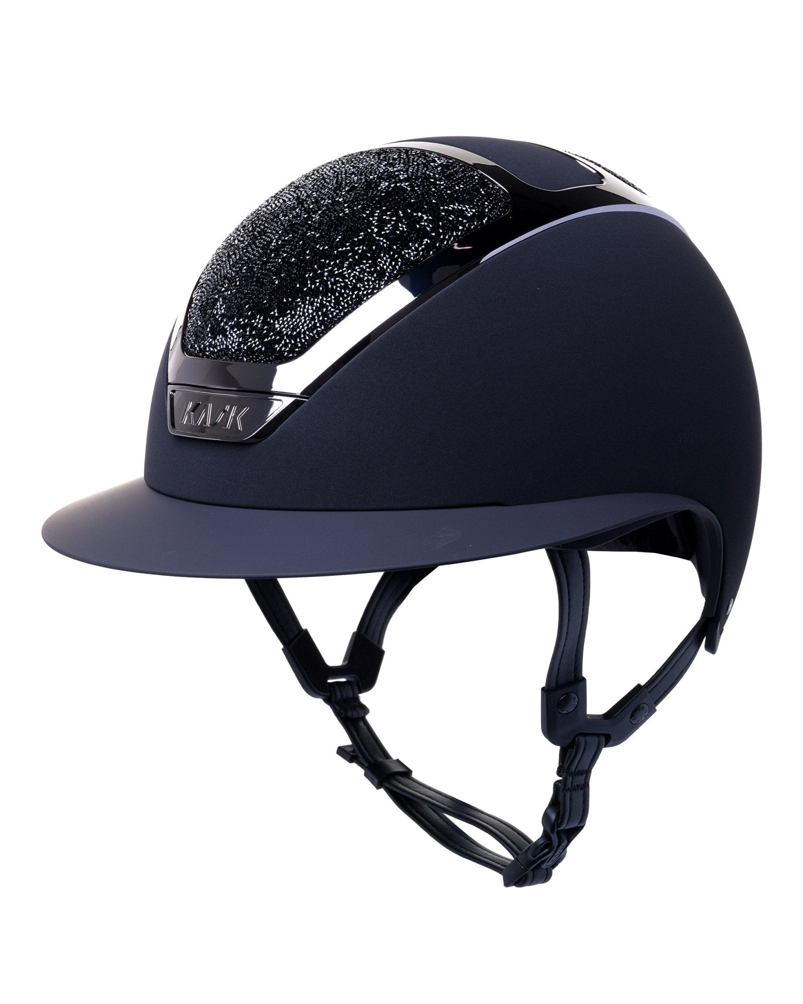 KASK STAR LADY CHROME KASK JEŹDZIECKI SWARO MIDNIGHT CZARNY - KASK Equishop