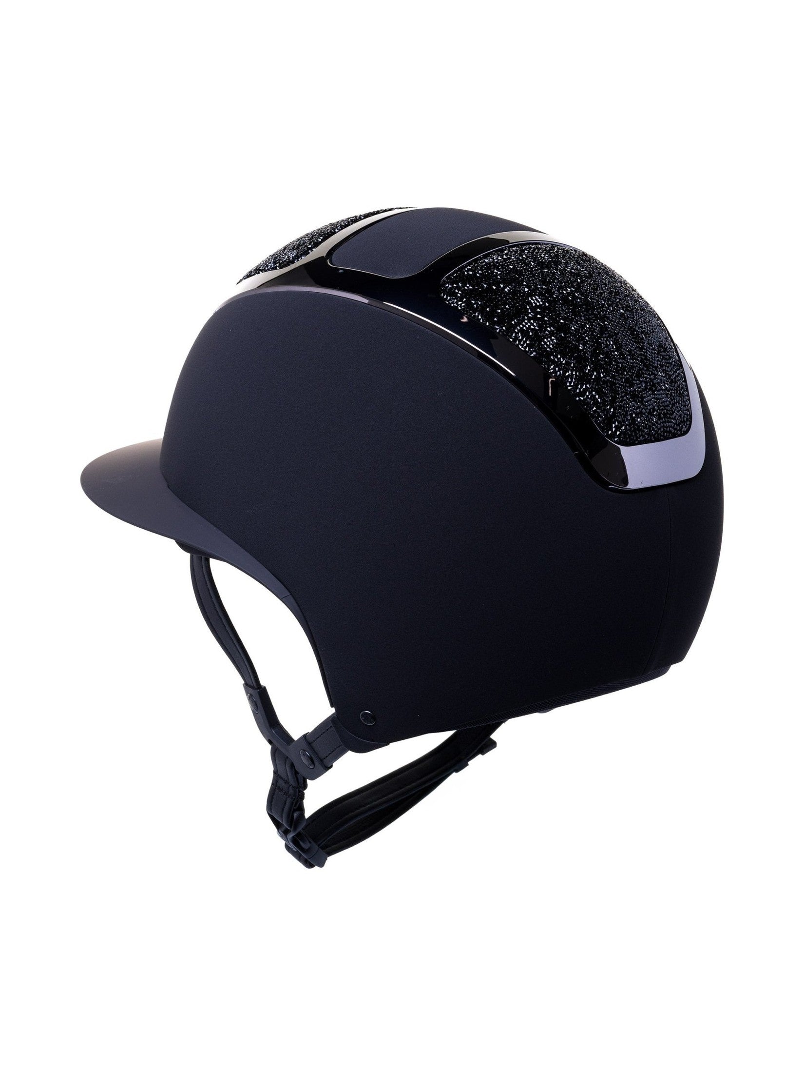 KASK STAR LADY CHROME KASK JEŹDZIECKI SWARO MIDNIGHT CZARNY - KASK Equishop