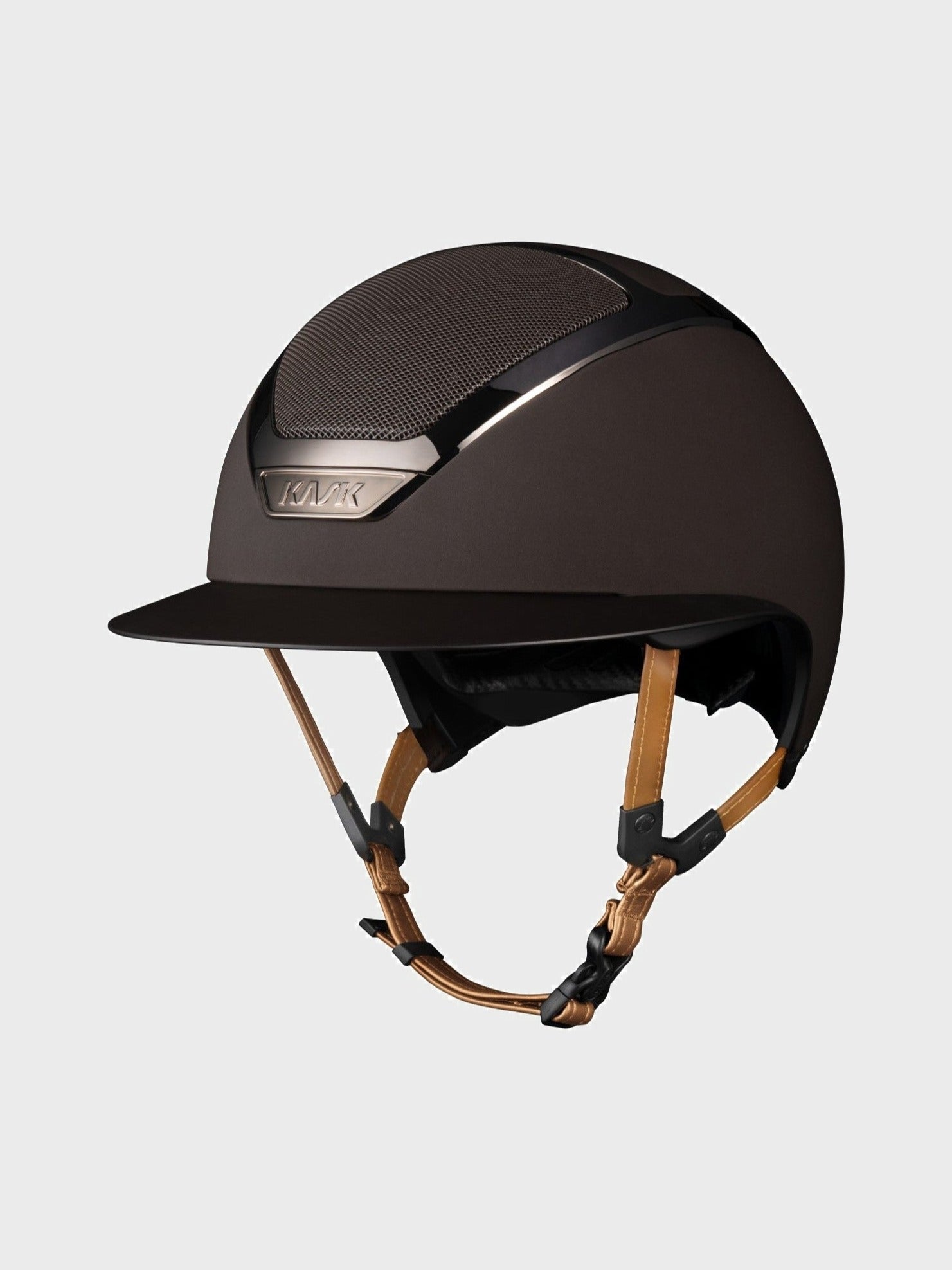 KASK STAR LADY CHROME KASK JEŹDZIECKI Z BEŻOWYM PASKIEM - KASK Equishop