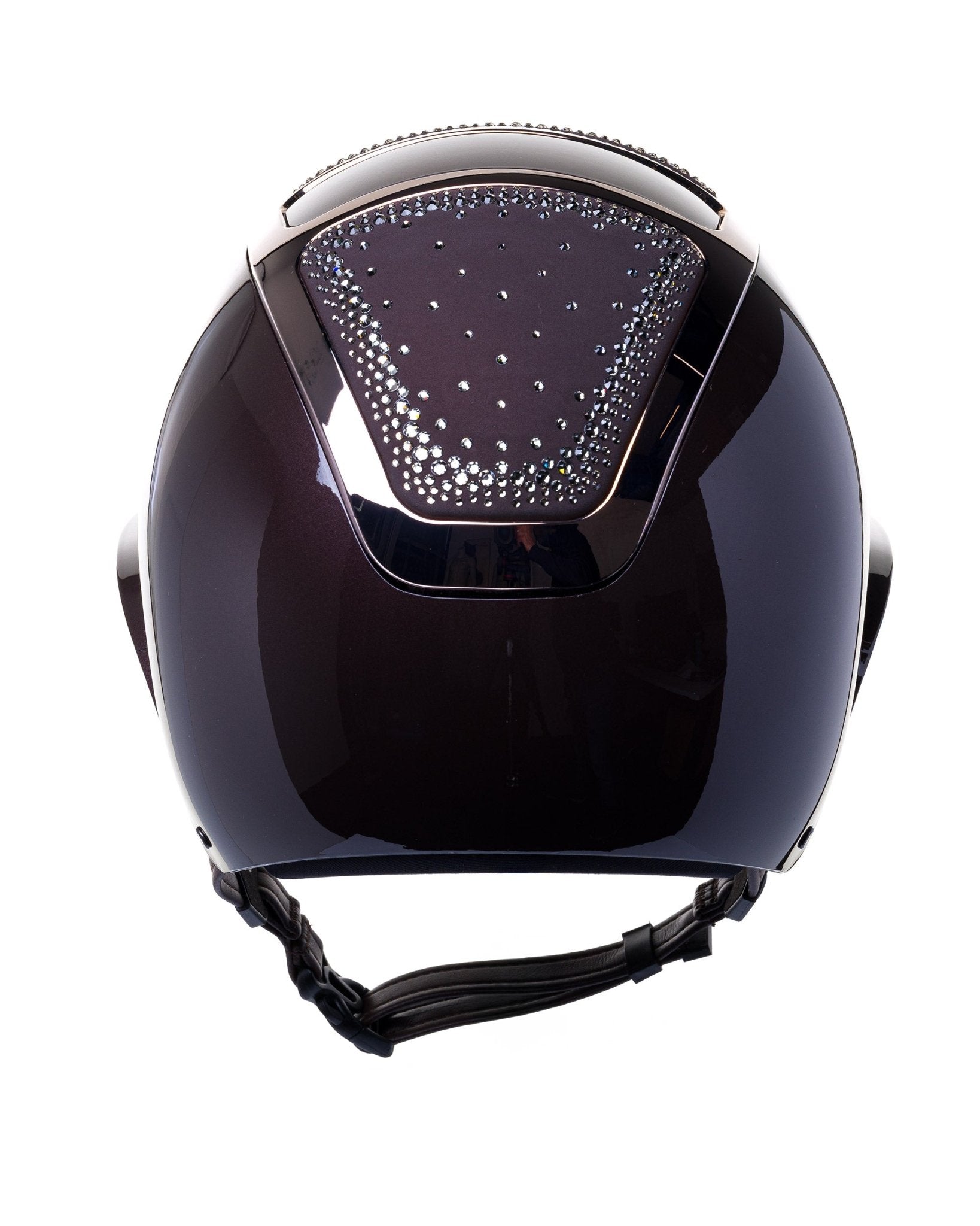 KASK STAR LADY PURE SHINE KASK JEŹDZIECKI ANIMA SWARO IN OUT CRYSTAL BRĄZOWY - KASK Equishop