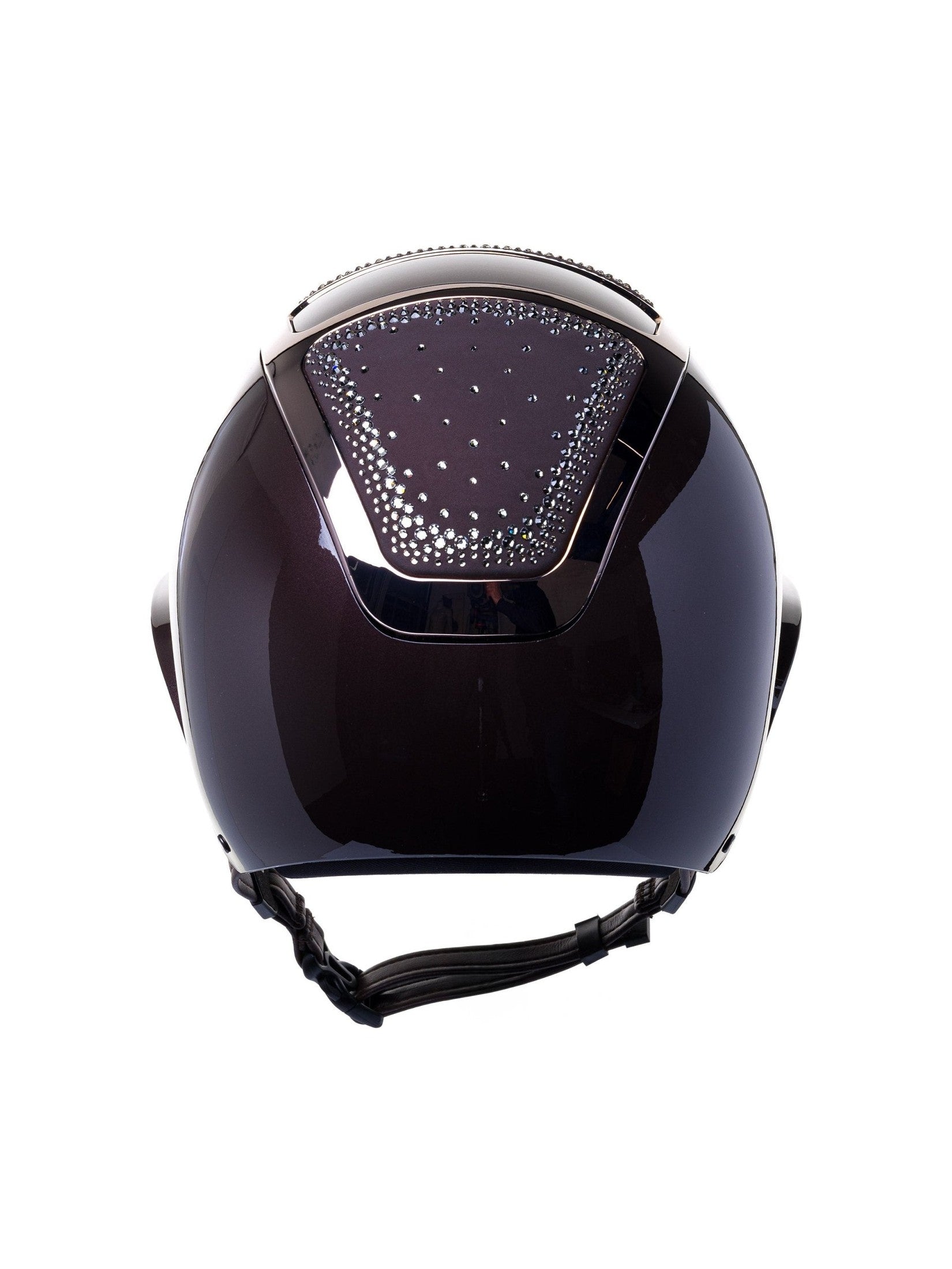 KASK STAR LADY PURE SHINE KASK JEŹDZIECKI ANIMA SWARO IN OUT CRYSTAL BRĄZOWY - KASK Equishop