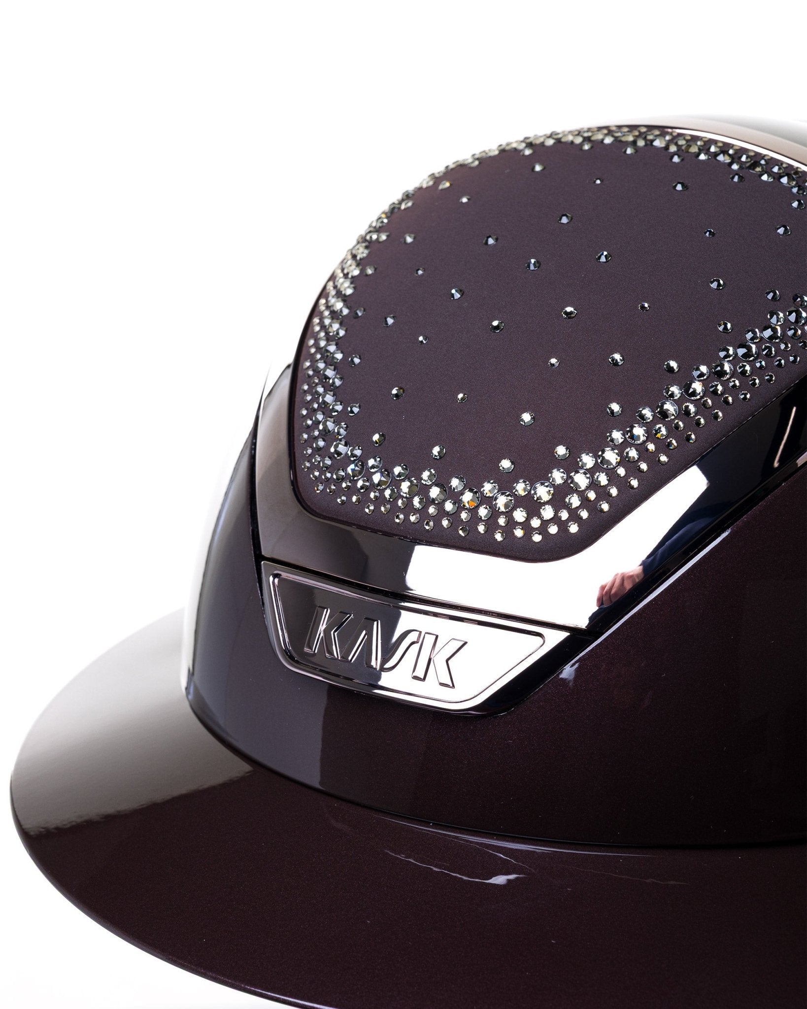 KASK STAR LADY PURE SHINE KASK JEŹDZIECKI ANIMA SWARO IN OUT CRYSTAL BRĄZOWY - KASK Equishop