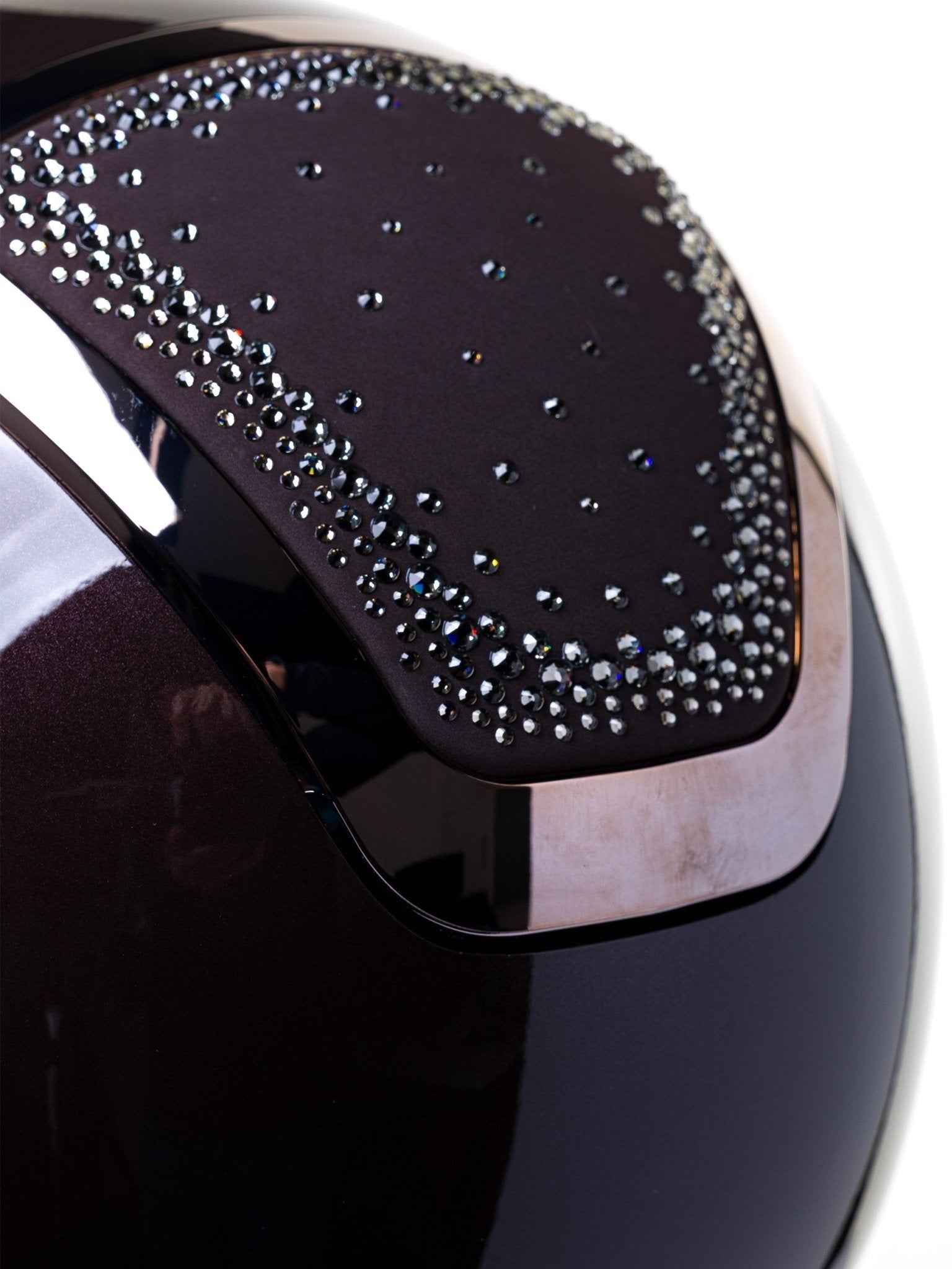 KASK STAR LADY PURE SHINE KASK JEŹDZIECKI ANIMA SWARO IN OUT CRYSTAL BRĄZOWY - KASK Equishop