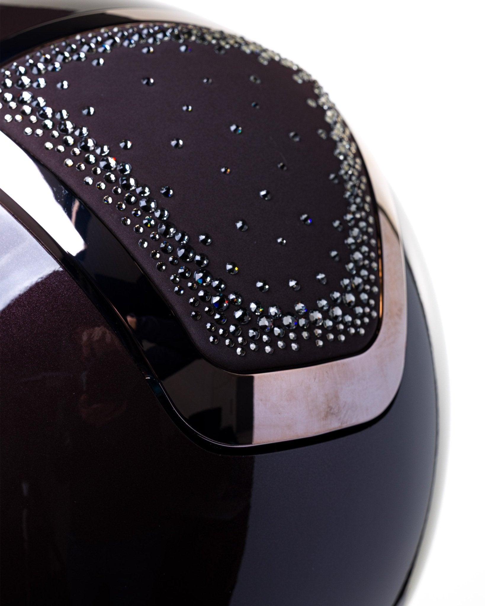 KASK STAR LADY PURE SHINE KASK JEŹDZIECKI ANIMA SWARO IN OUT CRYSTAL BRĄZOWY - KASK Equishop