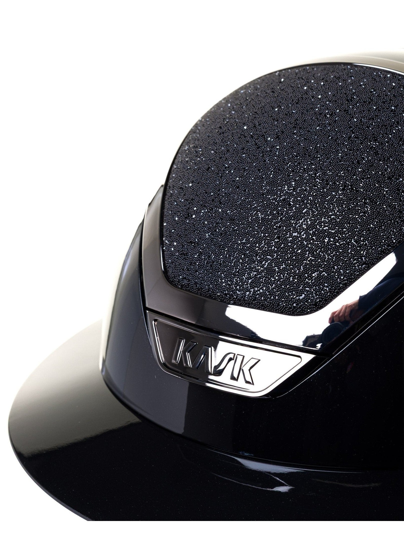 KASK STAR LADY PURE SHINE KASK JEŹDZIECKI SWARO CARPET CZARNY - KASK Equishop