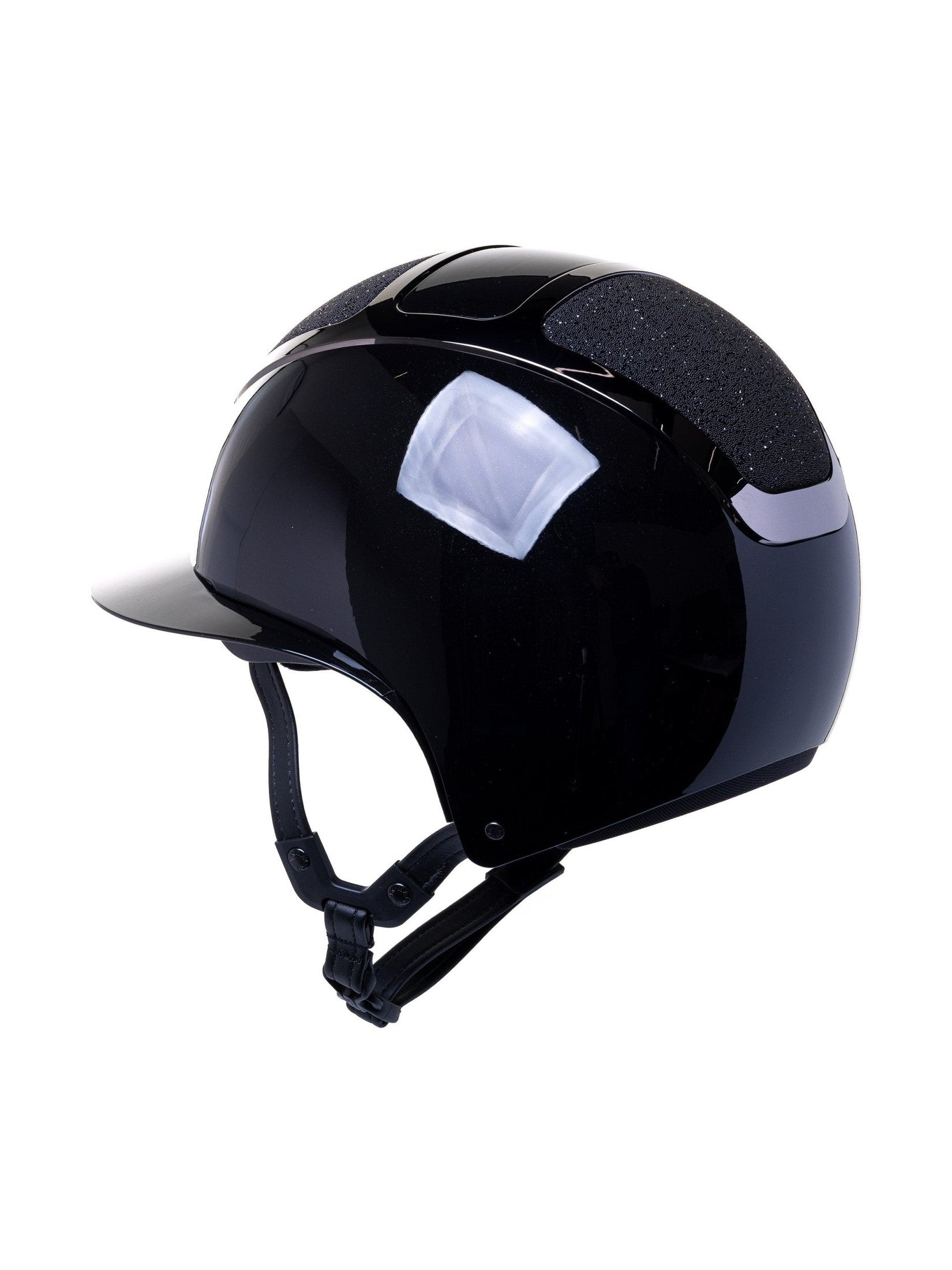 KASK STAR LADY PURE SHINE KASK JEŹDZIECKI SWARO CARPET CZARNY - KASK Equishop