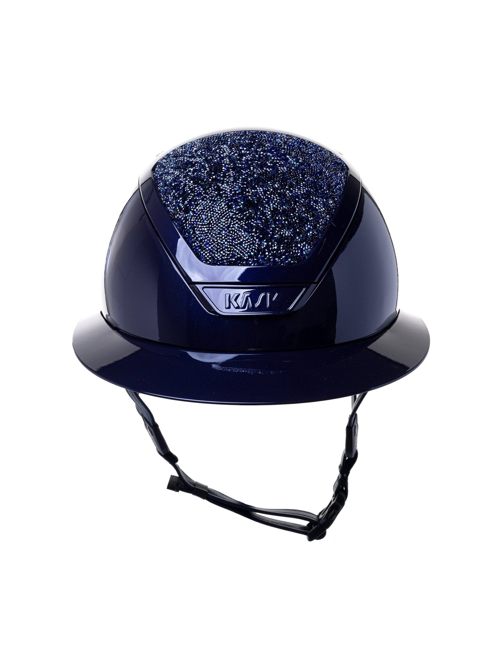 KASK STAR LADY PURE SHINE KASK JEŹDZIECKI SWARO MIDNIGHT MIXTURE ABISSO GRANATOWY - KASK Equishop