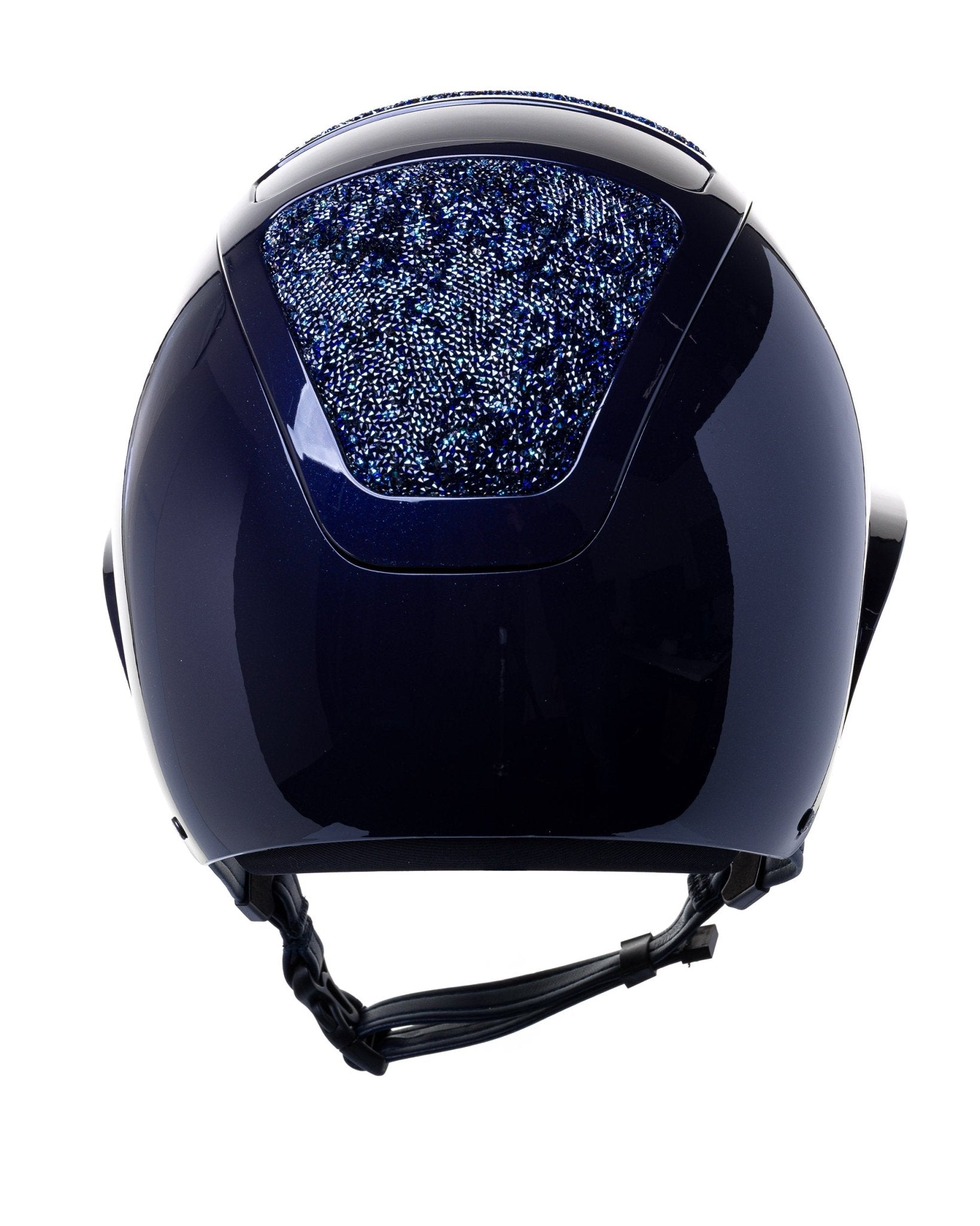 KASK STAR LADY PURE SHINE KASK JEŹDZIECKI SWARO MIDNIGHT MIXTURE ABISSO GRANATOWY - KASK Equishop