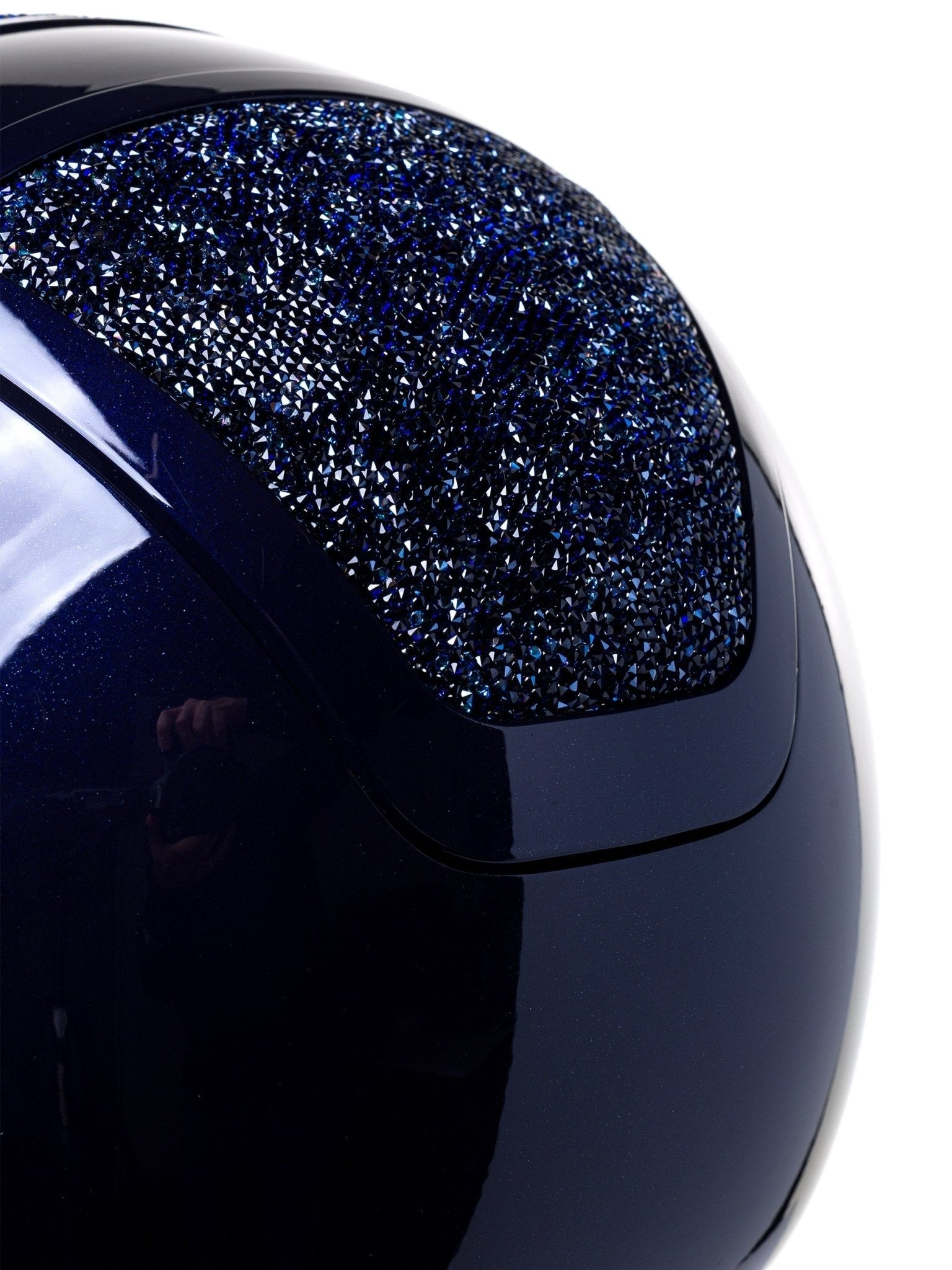KASK STAR LADY PURE SHINE KASK JEŹDZIECKI SWARO MIDNIGHT MIXTURE ABISSO GRANATOWY - KASK Equishop