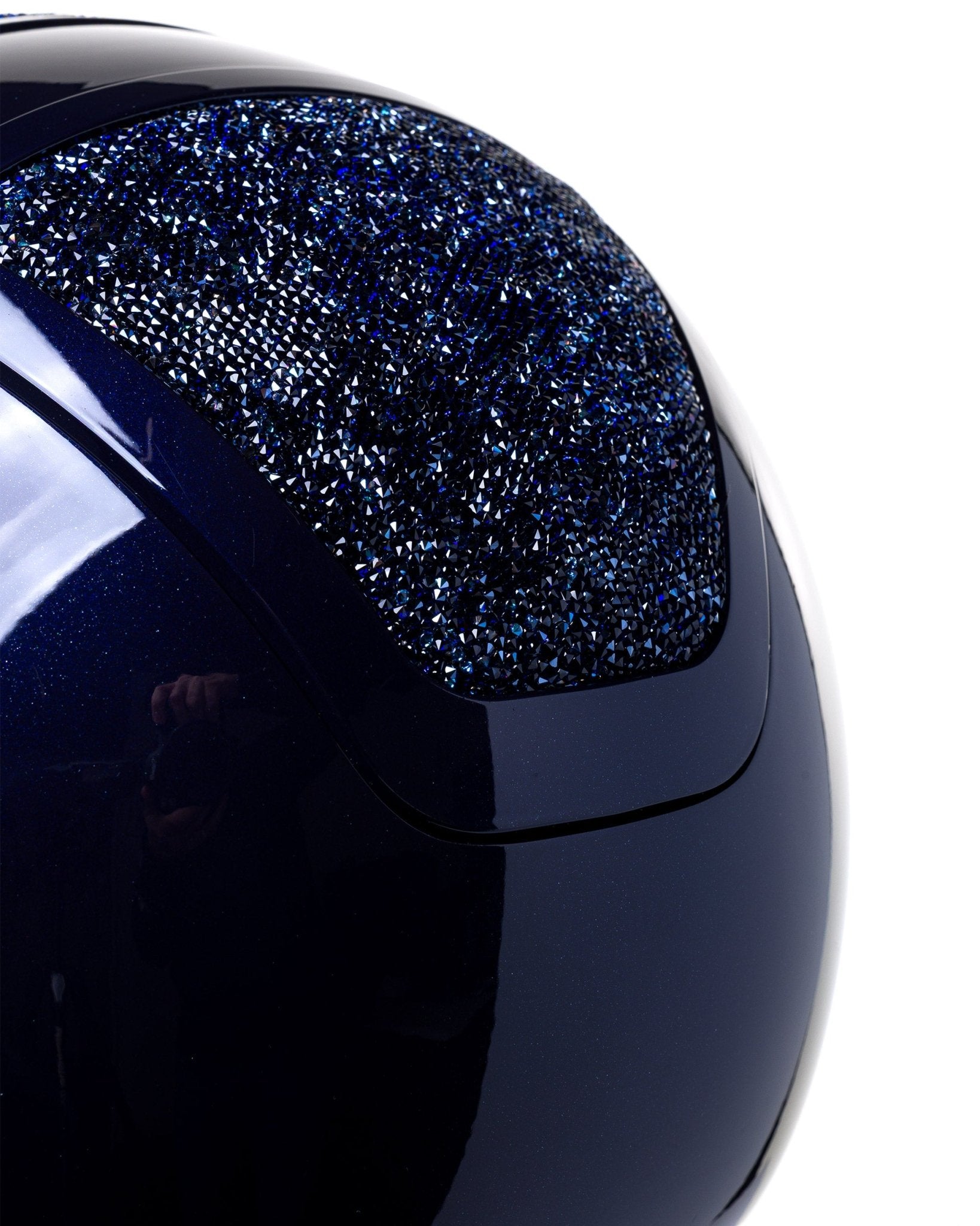 KASK STAR LADY PURE SHINE KASK JEŹDZIECKI SWARO MIDNIGHT MIXTURE ABISSO GRANATOWY - KASK Equishop
