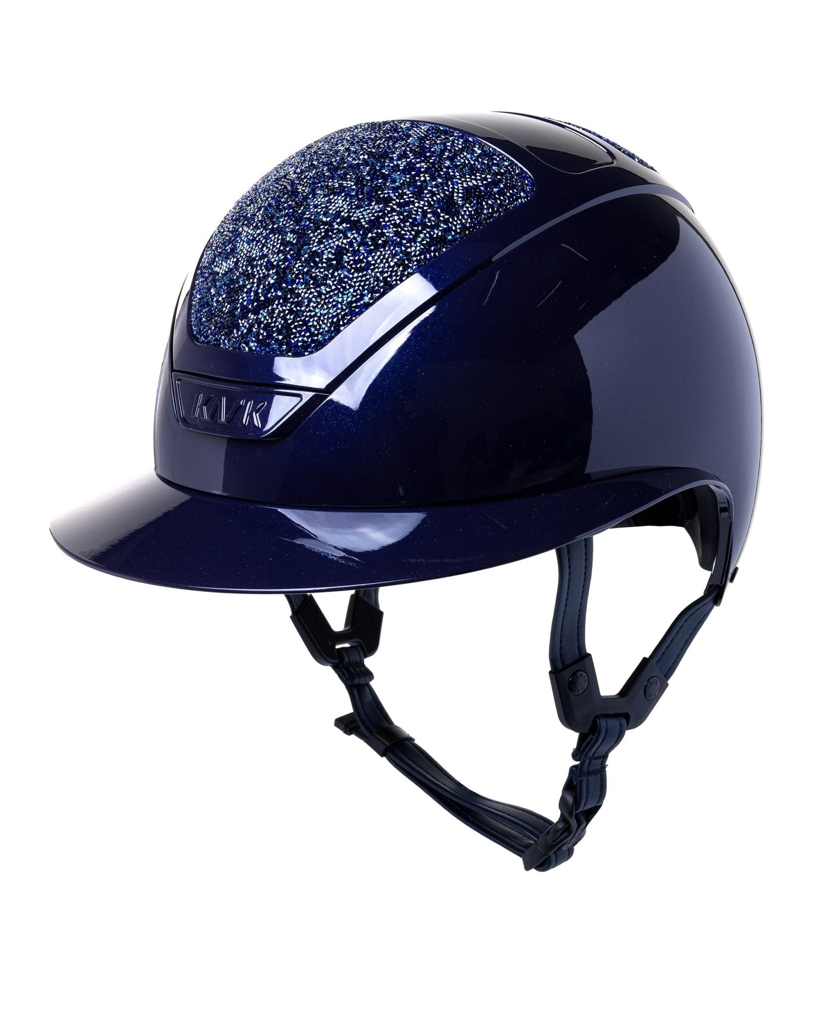 KASK STAR LADY PURE SHINE KASK JEŹDZIECKI SWARO MIDNIGHT MIXTURE ABISSO GRANATOWY - KASK Equishop