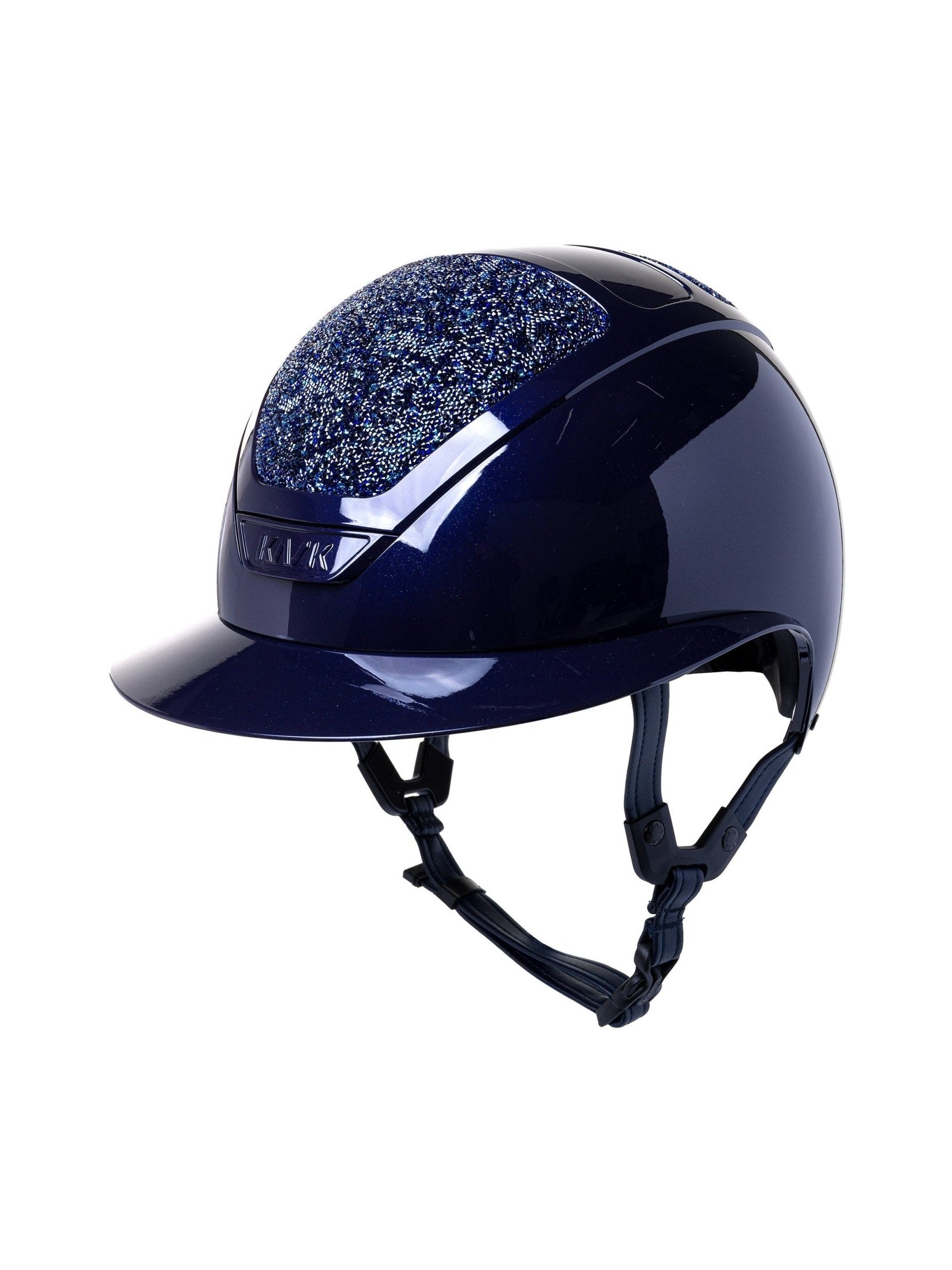 KASK STAR LADY PURE SHINE KASK JEŹDZIECKI SWARO MIDNIGHT MIXTURE ABISSO GRANATOWY - KASK Equishop