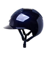KASK STAR LADY PURE SHINE KASK JEŹDZIECKI SWARO MIDNIGHT MIXTURE ABISSO GRANATOWY - KASK Equishop