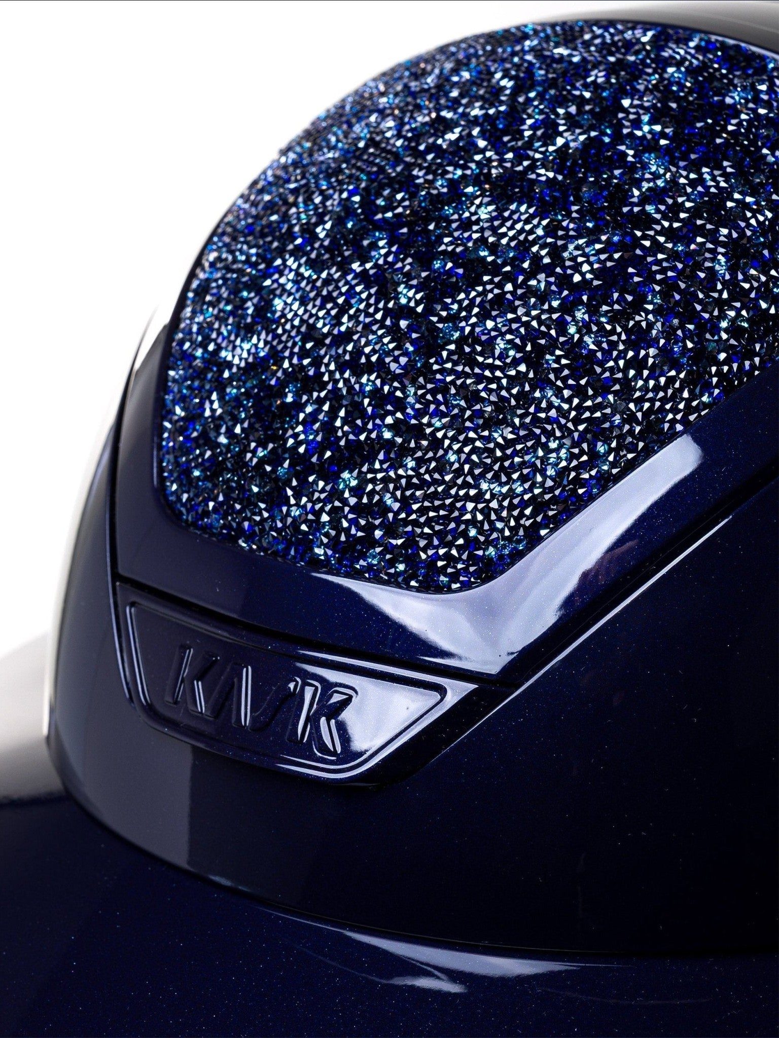 KASK STAR LADY PURE SHINE KASK JEŹDZIECKI SWARO MIDNIGHT MIXTURE ABISSO GRANATOWY - KASK Equishop