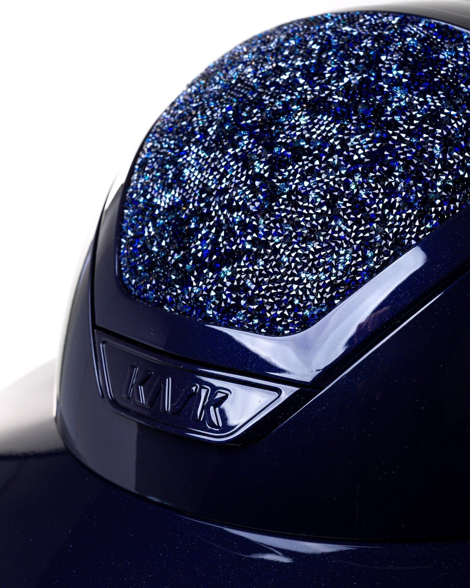 KASK STAR LADY PURE SHINE KASK JEŹDZIECKI SWARO MIDNIGHT MIXTURE ABISSO GRANATOWY - KASK Equishop