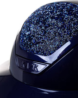 KASK STAR LADY PURE SHINE KASK JEŹDZIECKI SWARO MIDNIGHT MIXTURE ABISSO GRANATOWY - KASK Equishop