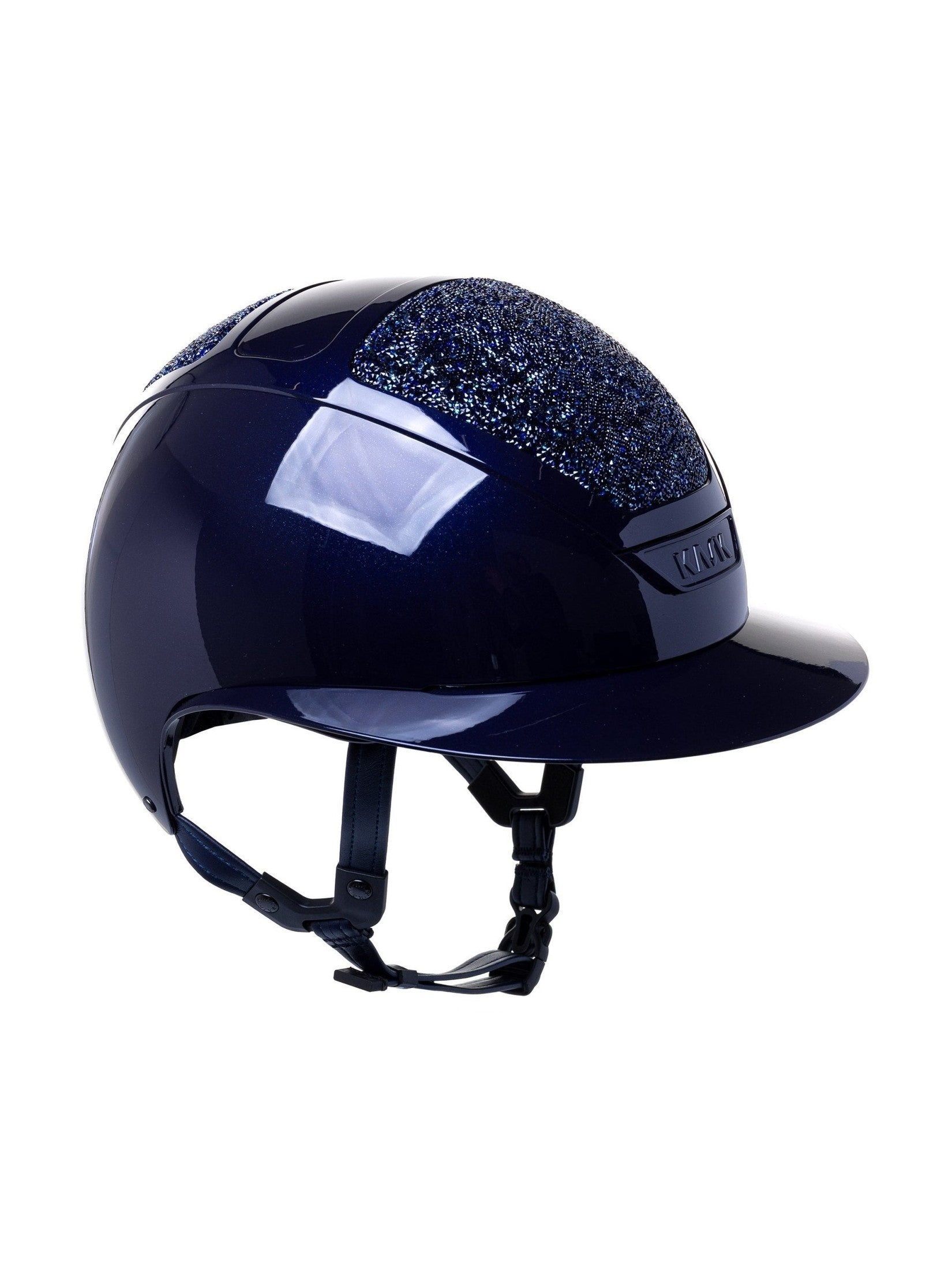 KASK STAR LADY PURE SHINE KASK JEŹDZIECKI SWARO MIDNIGHT MIXTURE ABISSO GRANATOWY - KASK Equishop