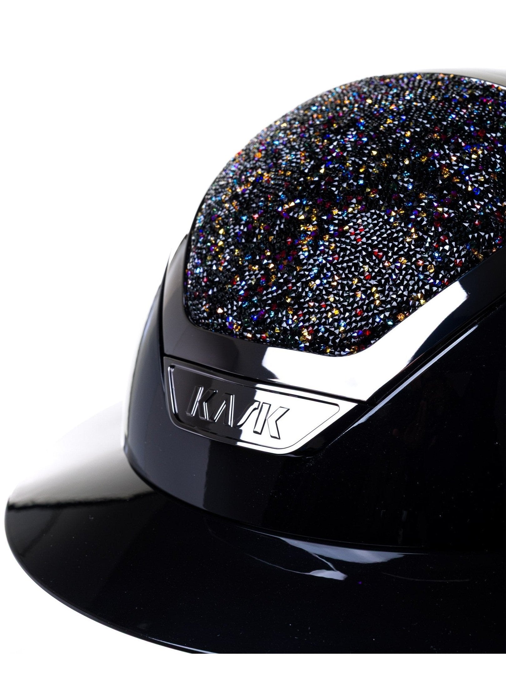 KASK STAR LADY PURE SHINE KASK JEŹDZIECKI SWARO MIDNIGHT MIXTURE VOLCANO CZARNY - KASK Equishop