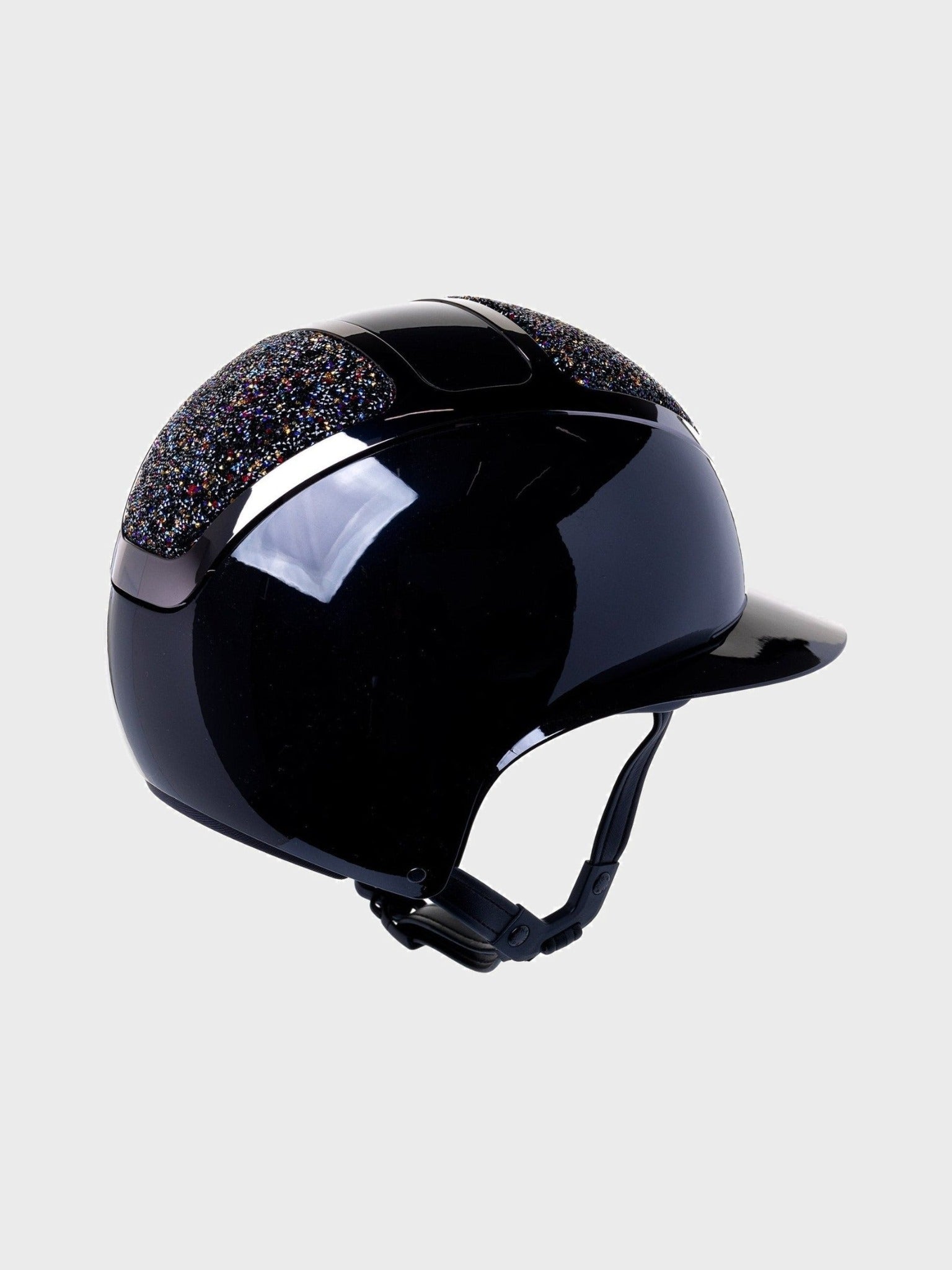 KASK STAR LADY PURE SHINE KASK JEŹDZIECKI SWARO MIDNIGHT MIXTURE VOLCANO CZARNY - KASK Equishop
