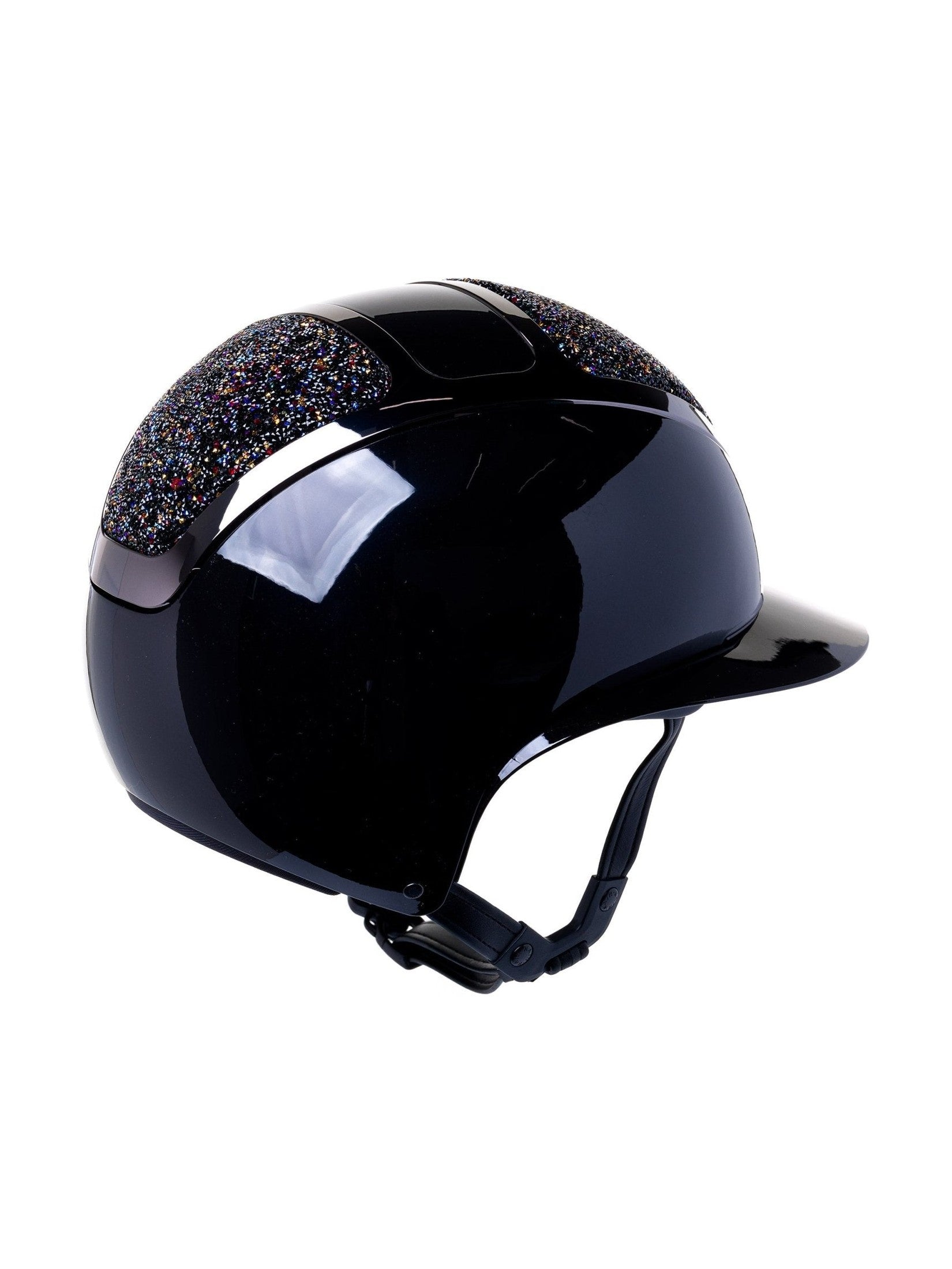 KASK STAR LADY PURE SHINE KASK JEŹDZIECKI SWARO MIDNIGHT MIXTURE VOLCANO CZARNY - KASK Equishop