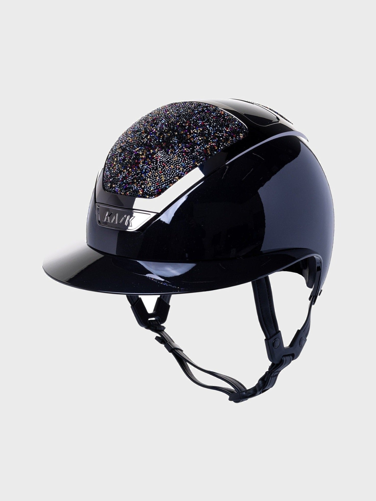 KASK STAR LADY PURE SHINE KASK JEŹDZIECKI SWARO MIDNIGHT MIXTURE VOLCANO CZARNY - KASK Equishop