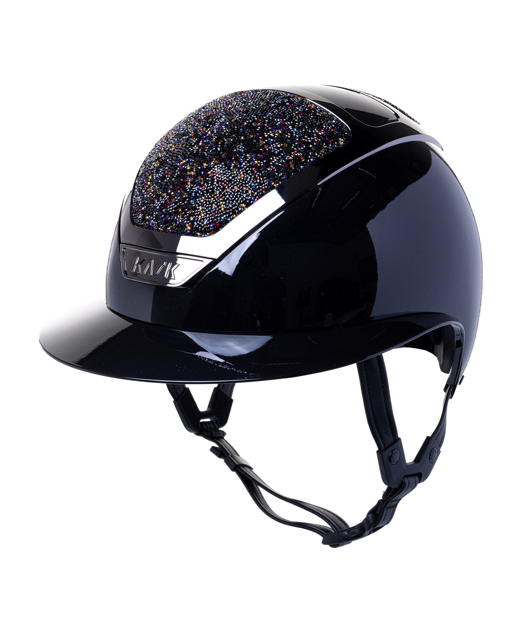 KASK STAR LADY PURE SHINE KASK JEŹDZIECKI SWARO MIDNIGHT MIXTURE VOLCANO CZARNY - KASK Equishop