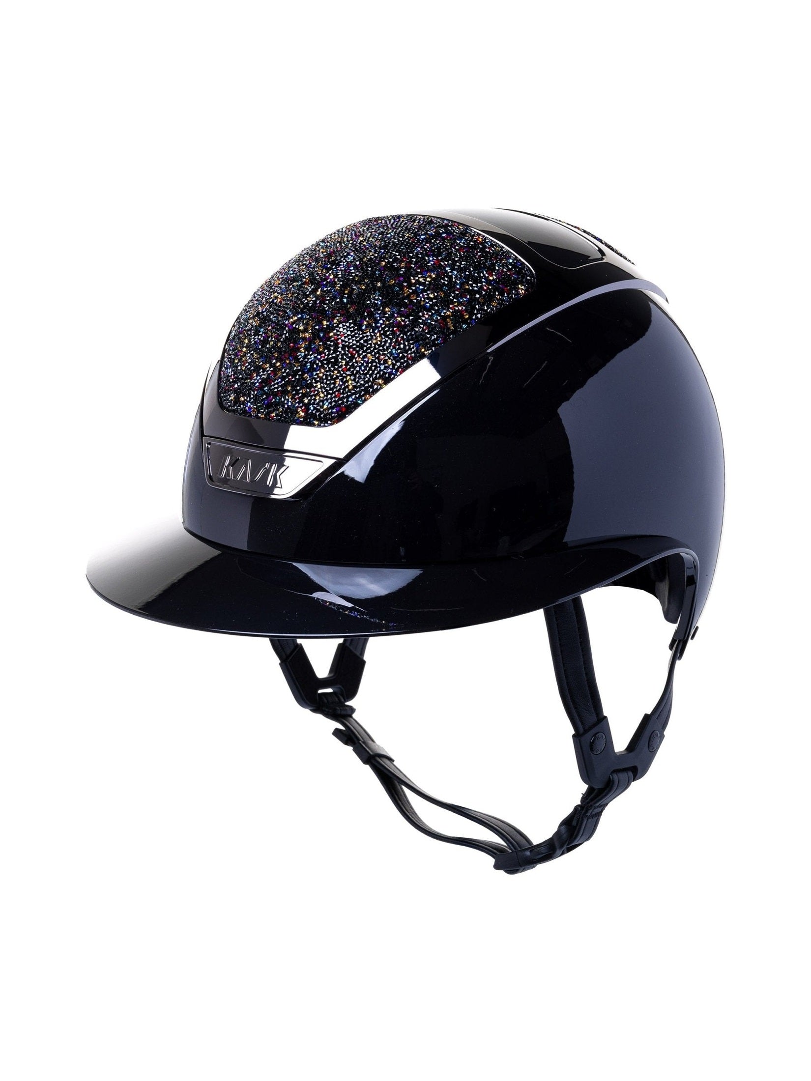 KASK STAR LADY PURE SHINE KASK JEŹDZIECKI SWARO MIDNIGHT MIXTURE VOLCANO CZARNY - KASK Equishop