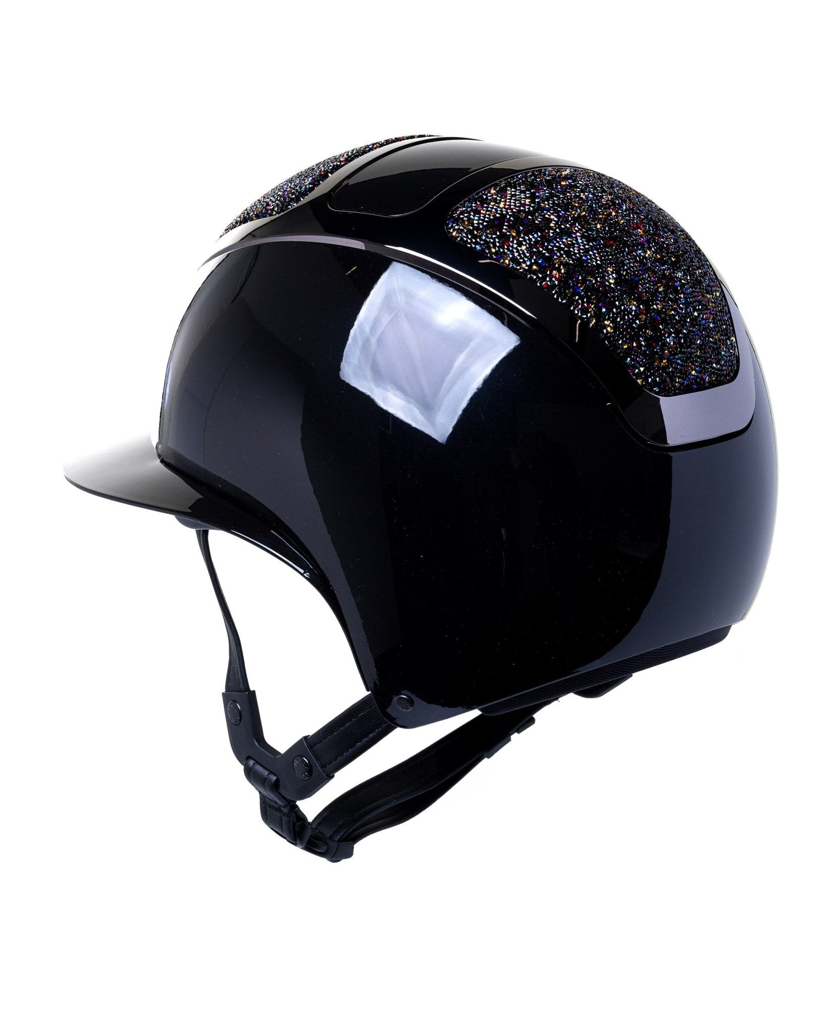 KASK STAR LADY PURE SHINE KASK JEŹDZIECKI SWARO MIDNIGHT MIXTURE VOLCANO CZARNY - KASK Equishop