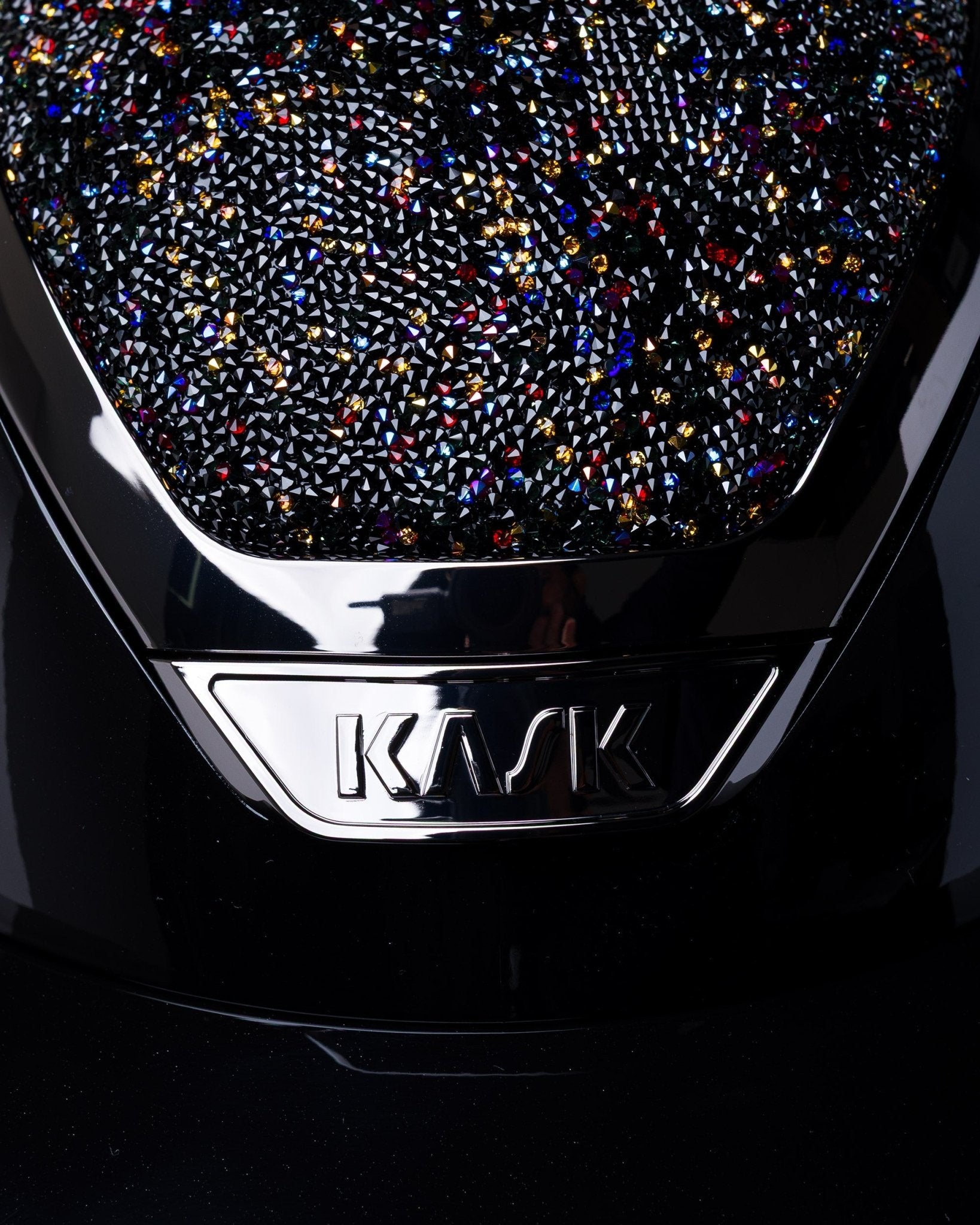 KASK STAR LADY PURE SHINE KASK JEŹDZIECKI SWARO MIDNIGHT MIXTURE VOLCANO CZARNY - KASK Equishop
