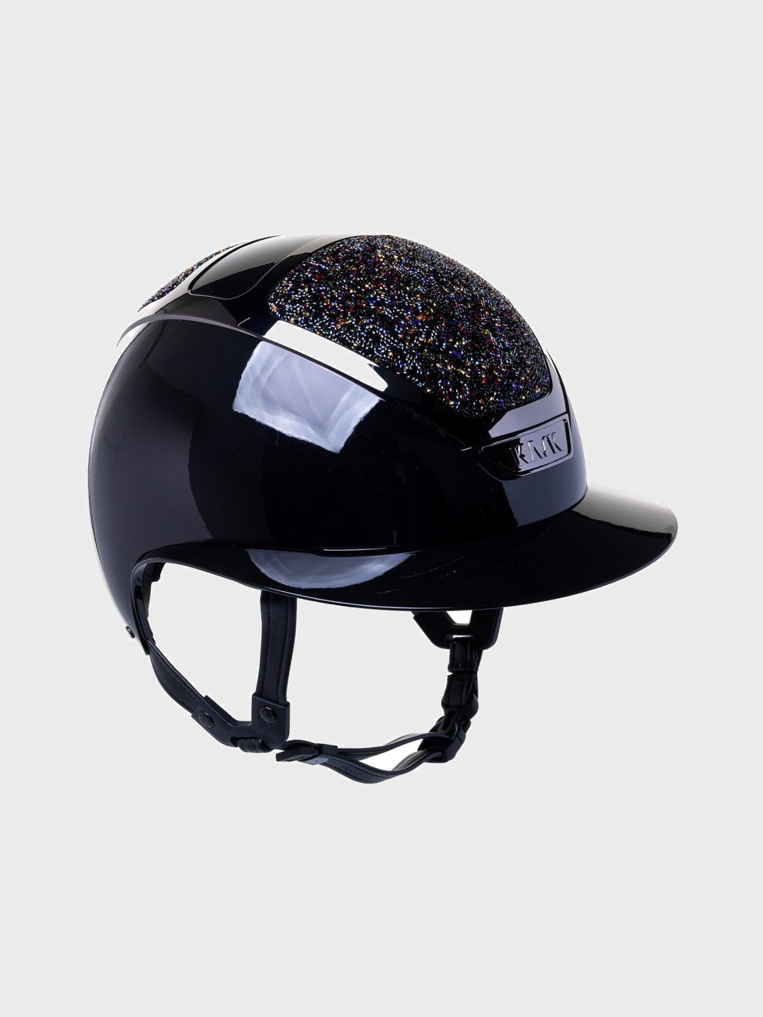 KASK STAR LADY PURE SHINE KASK JEŹDZIECKI SWARO MIDNIGHT MIXTURE VOLCANO CZARNY - KASK Equishop