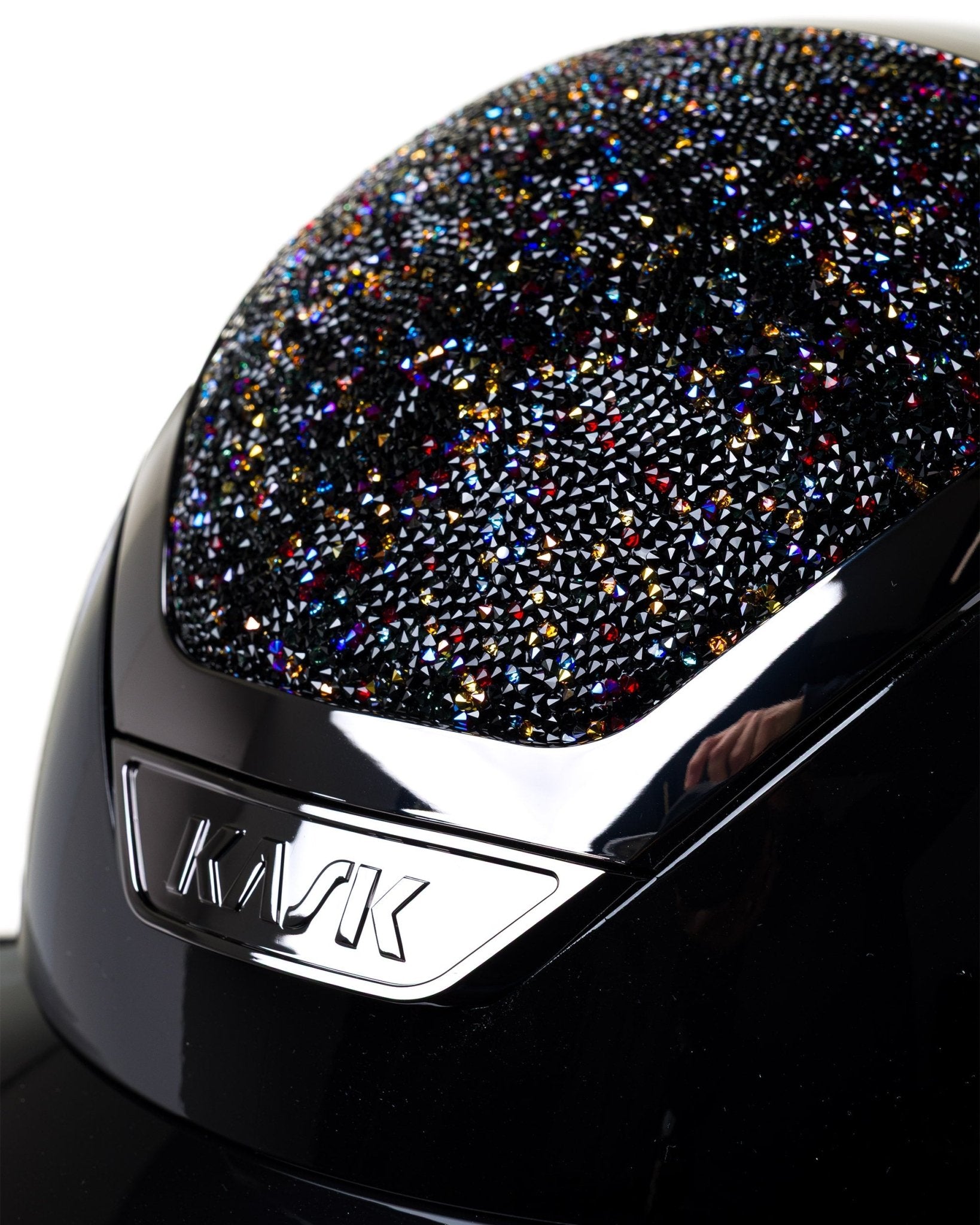 KASK STAR LADY PURE SHINE KASK JEŹDZIECKI SWARO MIDNIGHT MIXTURE VOLCANO CZARNY - KASK Equishop