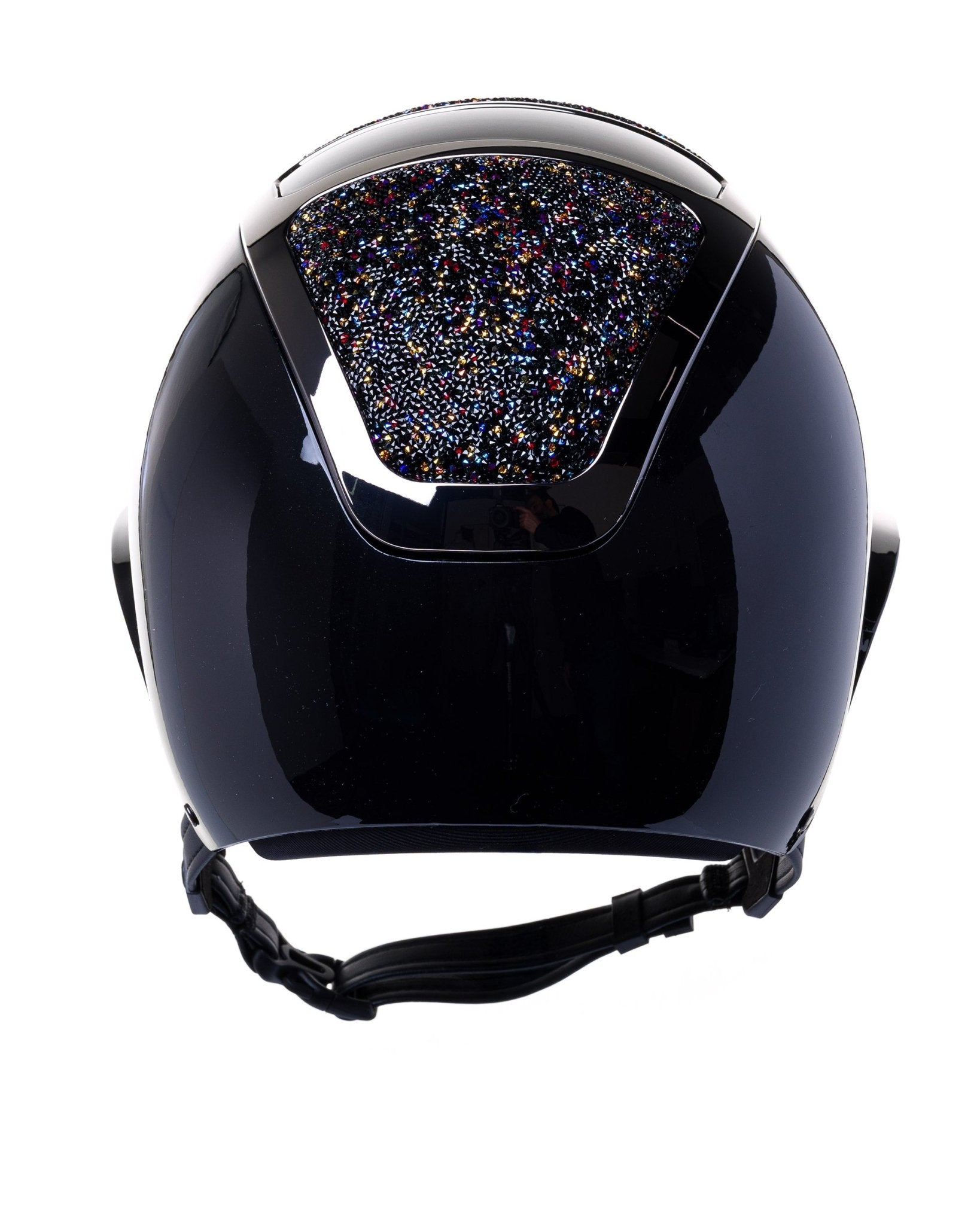 KASK STAR LADY PURE SHINE KASK JEŹDZIECKI SWARO MIDNIGHT MIXTURE VOLCANO CZARNY - KASK Equishop