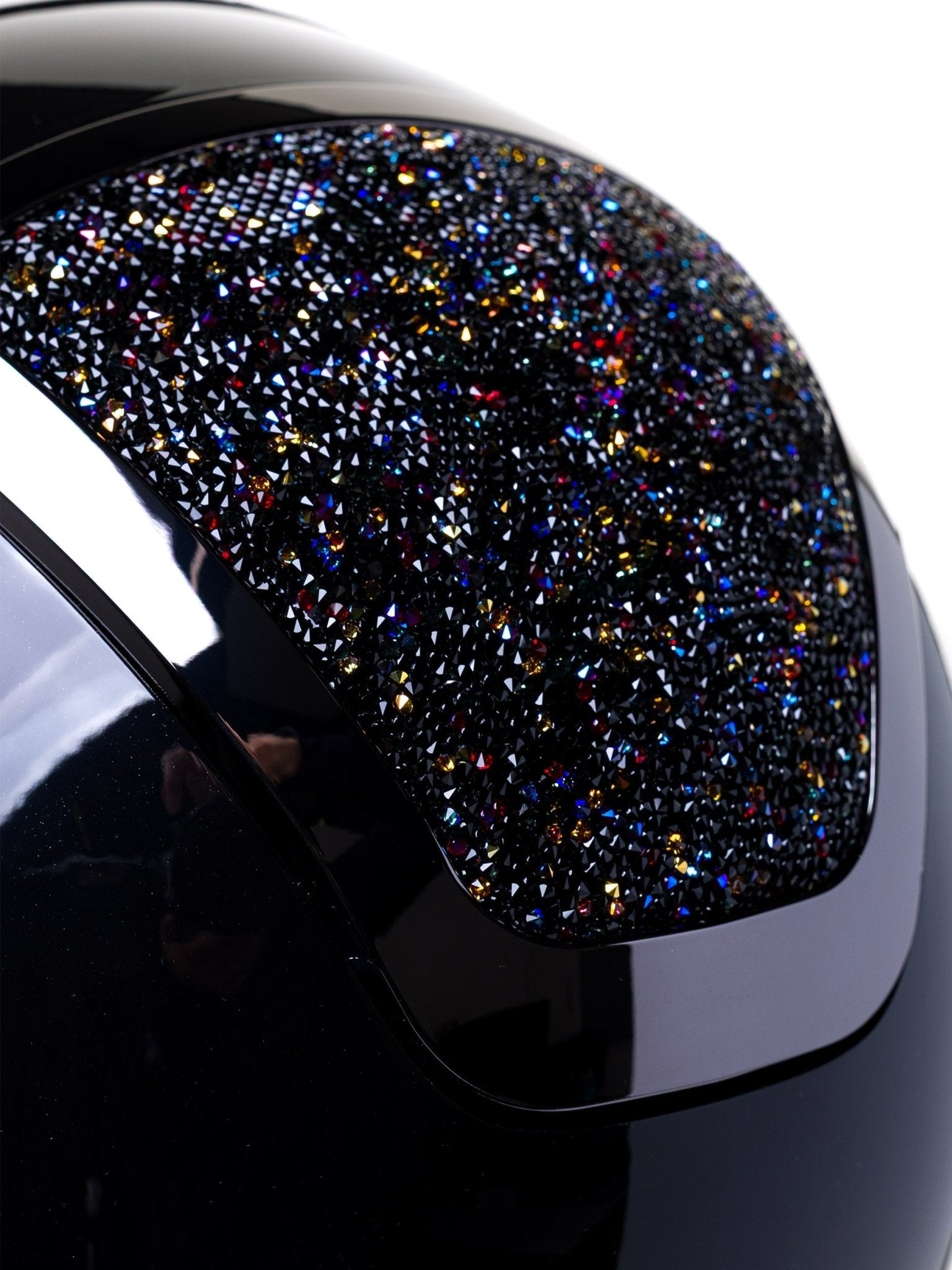 KASK STAR LADY PURE SHINE KASK JEŹDZIECKI SWARO MIDNIGHT MIXTURE VOLCANO CZARNY - KASK Equishop