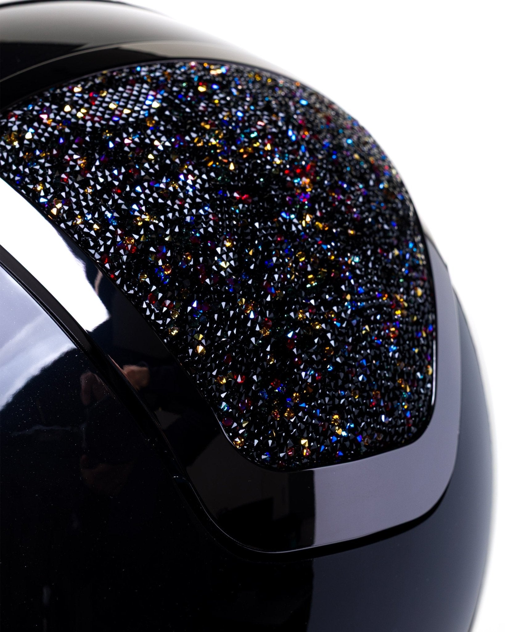 KASK STAR LADY PURE SHINE KASK JEŹDZIECKI SWARO MIDNIGHT MIXTURE VOLCANO CZARNY - KASK Equishop