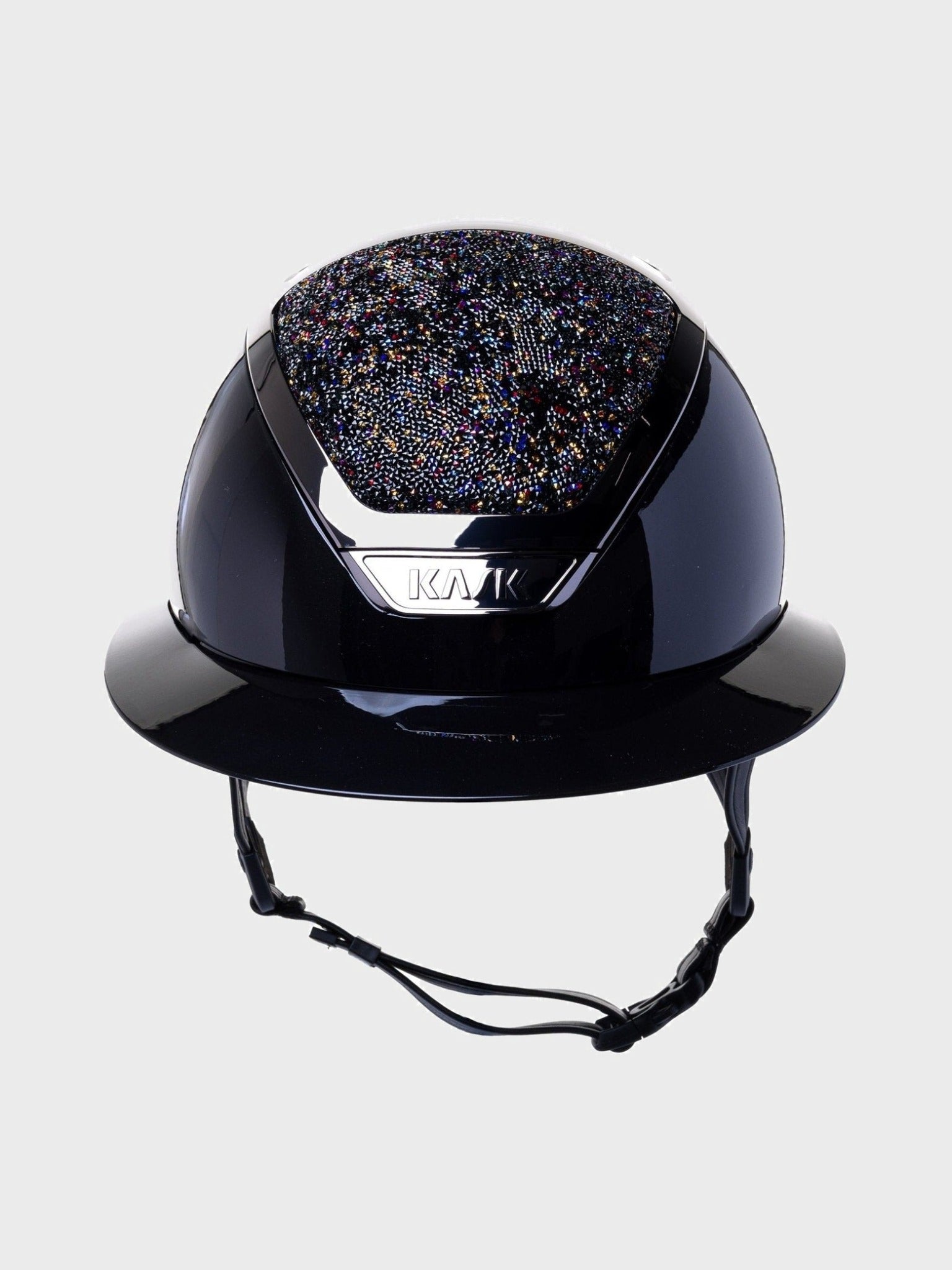 KASK STAR LADY PURE SHINE KASK JEŹDZIECKI SWARO MIDNIGHT MIXTURE VOLCANO CZARNY - KASK Equishop