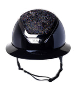 KASK STAR LADY PURE SHINE KASK JEŹDZIECKI SWARO MIDNIGHT MIXTURE VOLCANO CZARNY - KASK Equishop