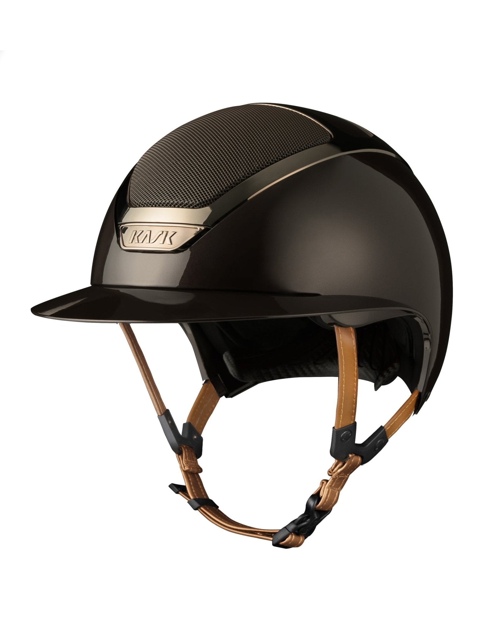 KASK STAR LADY PURE SHINE KASK JEŹDZIECKI Z BEŻOWYM PASKIEM - KASK Equishop