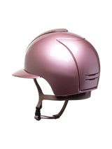 KEP ITALIA CROMO 2.0 DIAMOND KASK JEŹDZIECKI GALASSIA/CIPRIA CHIN/CRYST DIAMOND FRAME/ZIRCONI RG LOGO RÓŻOWY